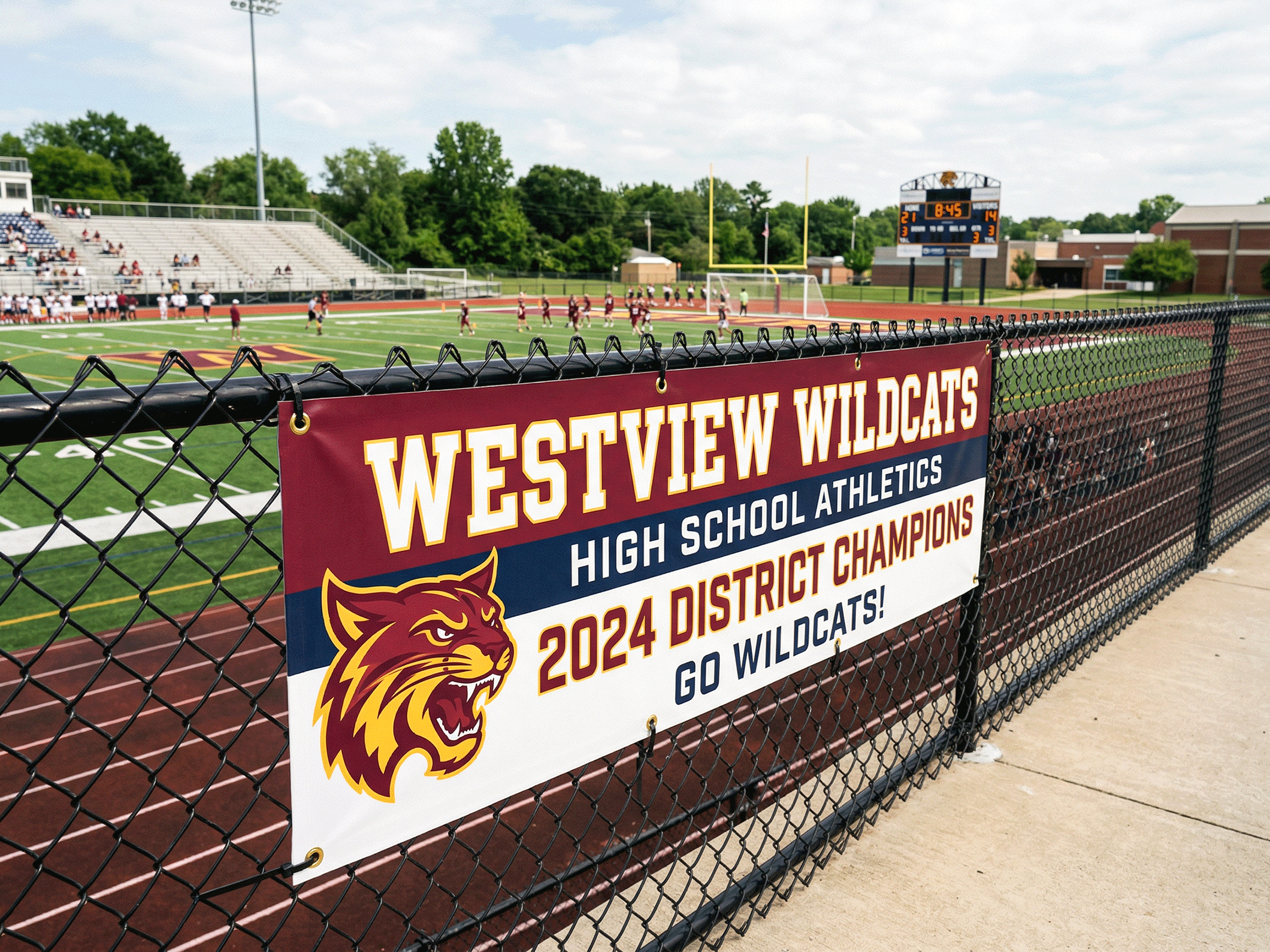 Custom Sports Team Banners - View 1