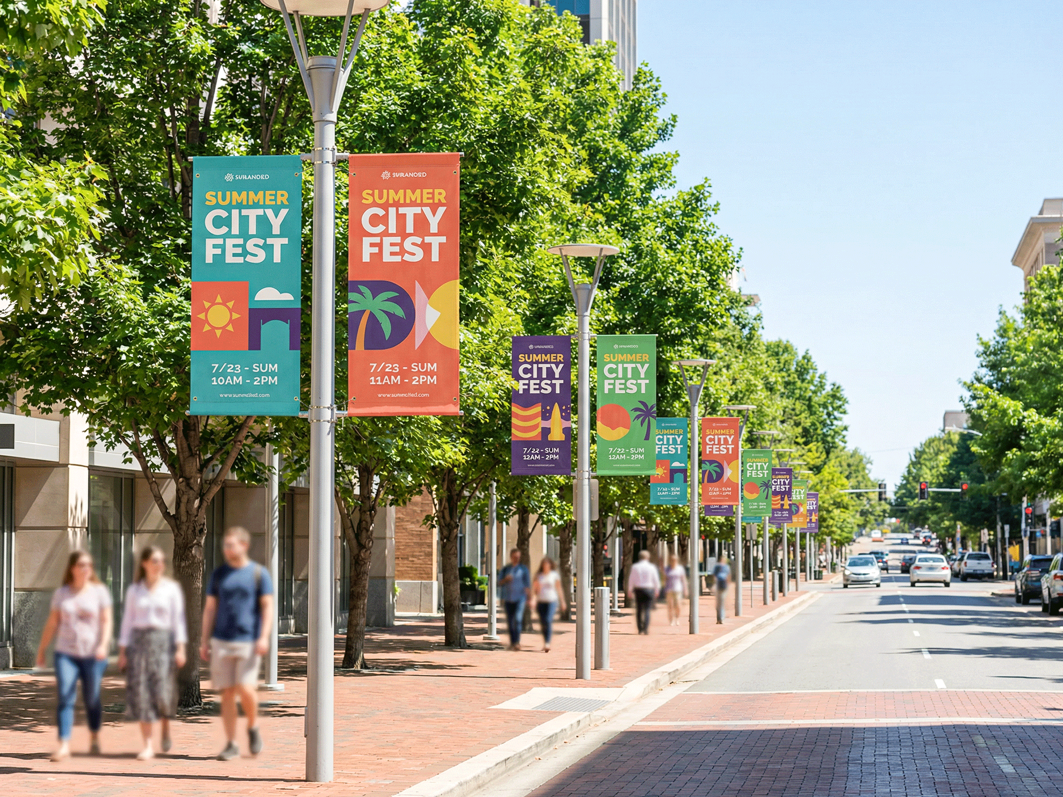 Custom Pole Banners - View 2