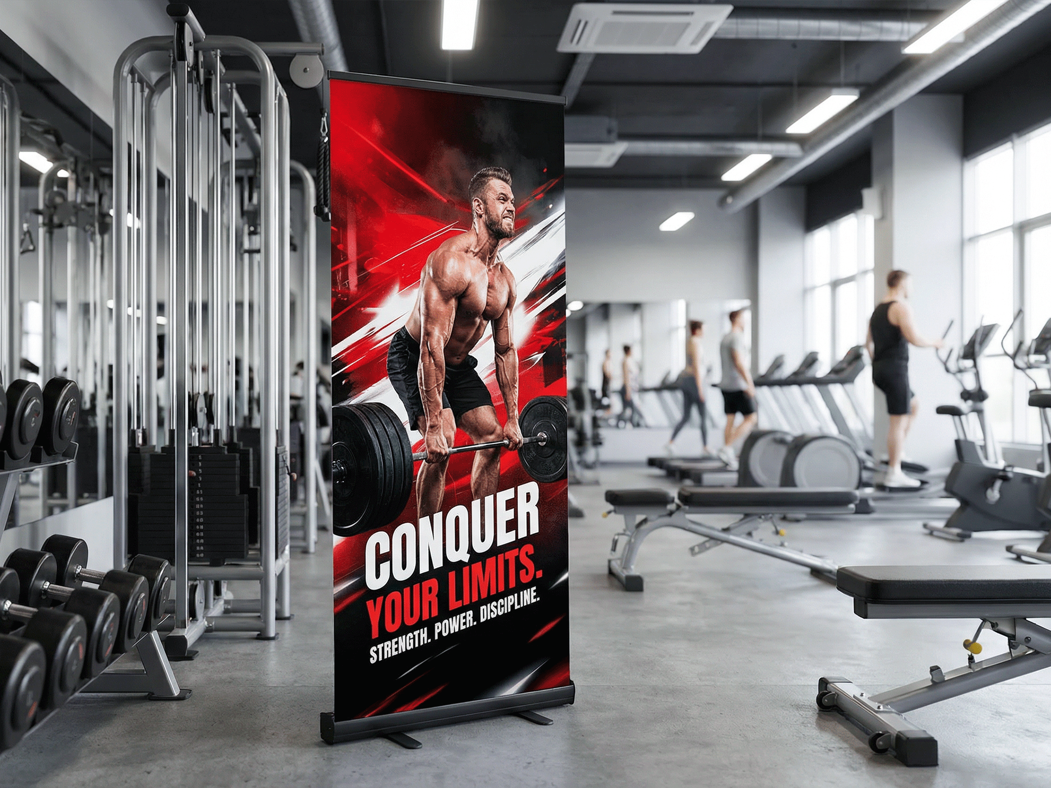 Black Retractable Banners - View 1