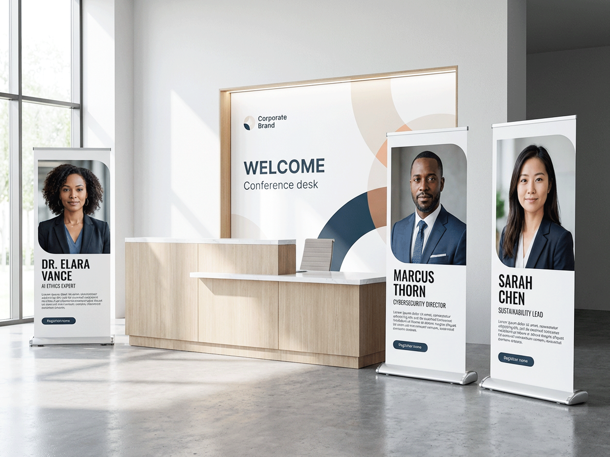 Wide Base Retractable Banners - View 3
