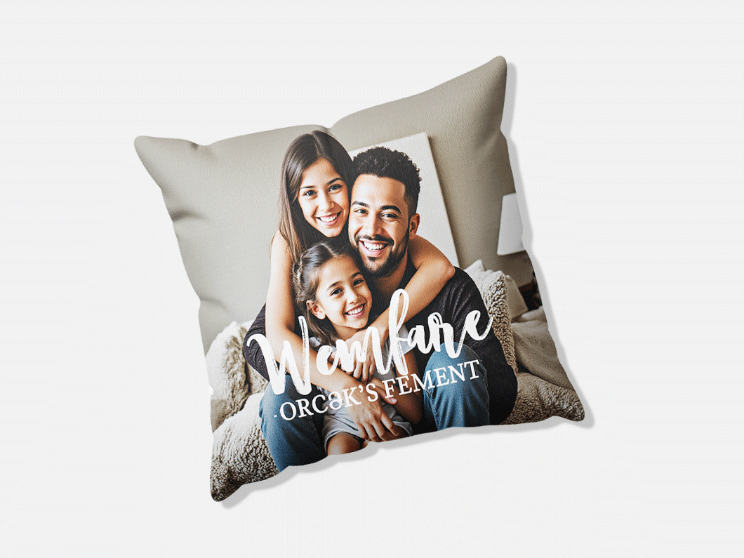 All-Over Print Custom Throw Pillows - View 2