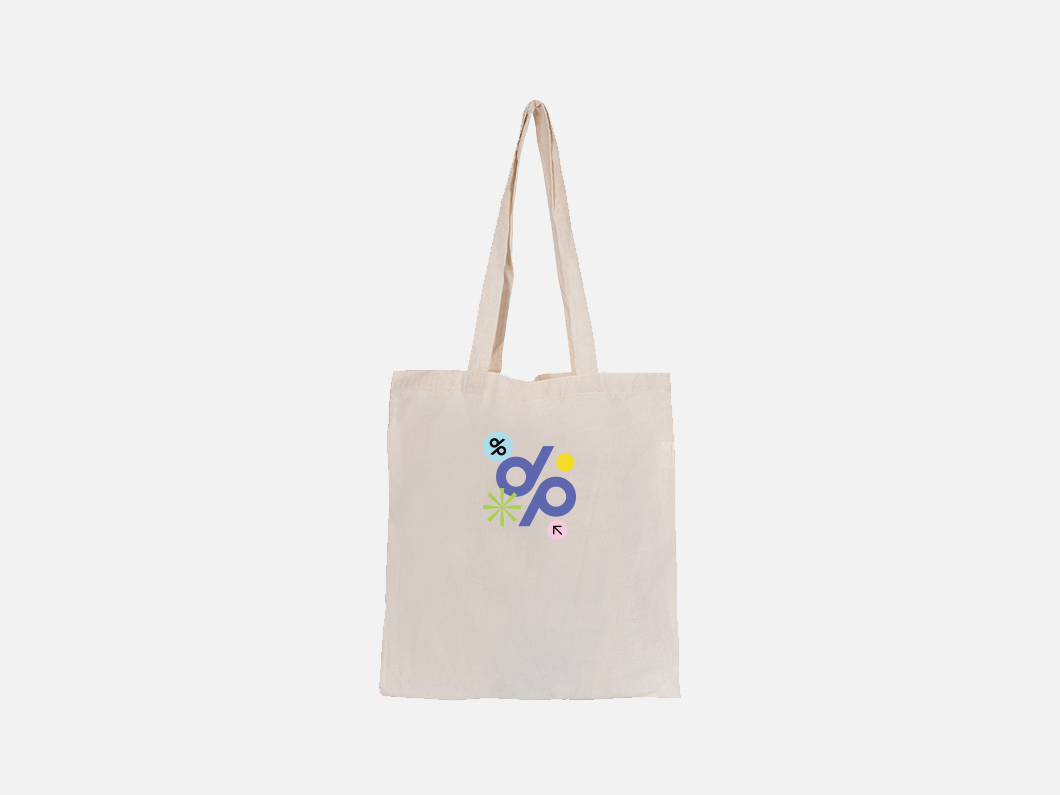 4oz Natural Cotton Tote Bag - View 1