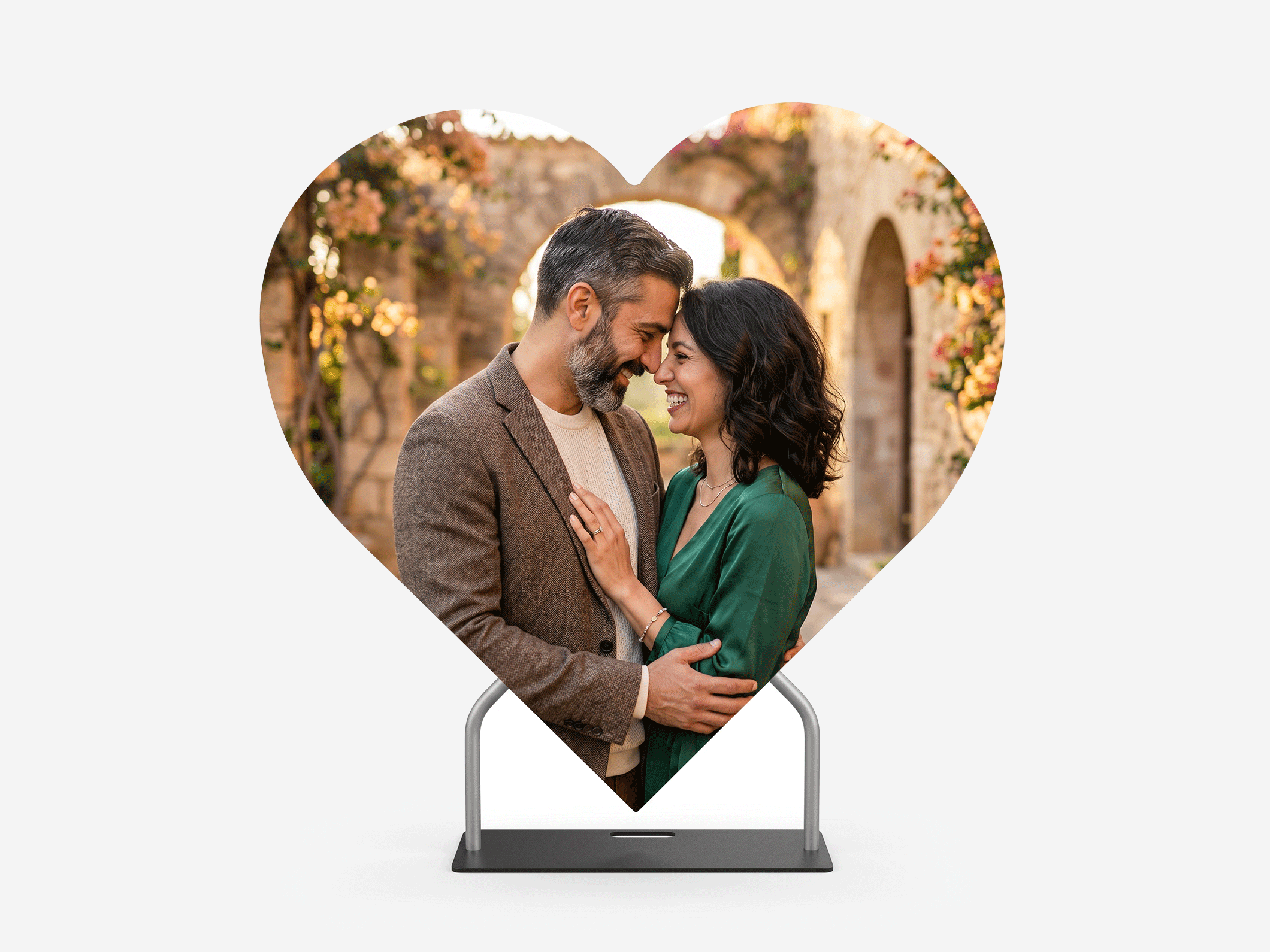 Custom Heart-Shaped Fabric Display - View 3