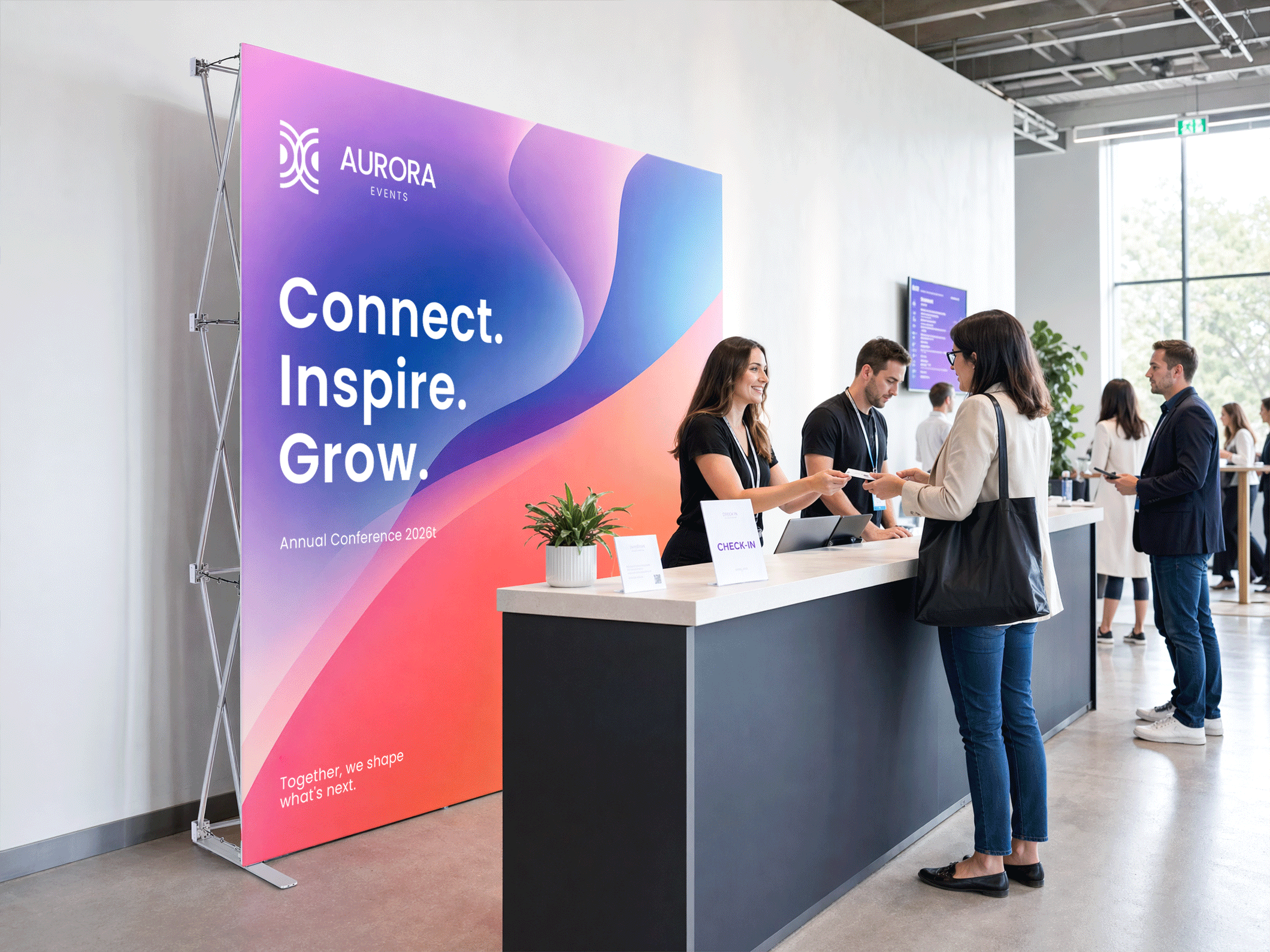 Straight Fabric Pop-Up Displays