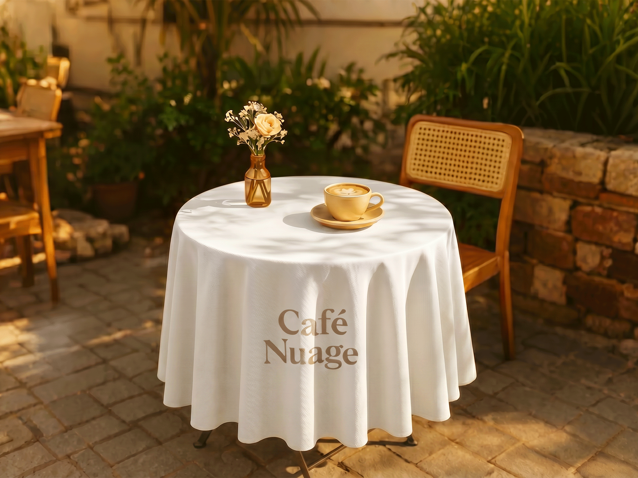 Custom Round Tablecloths - View 2