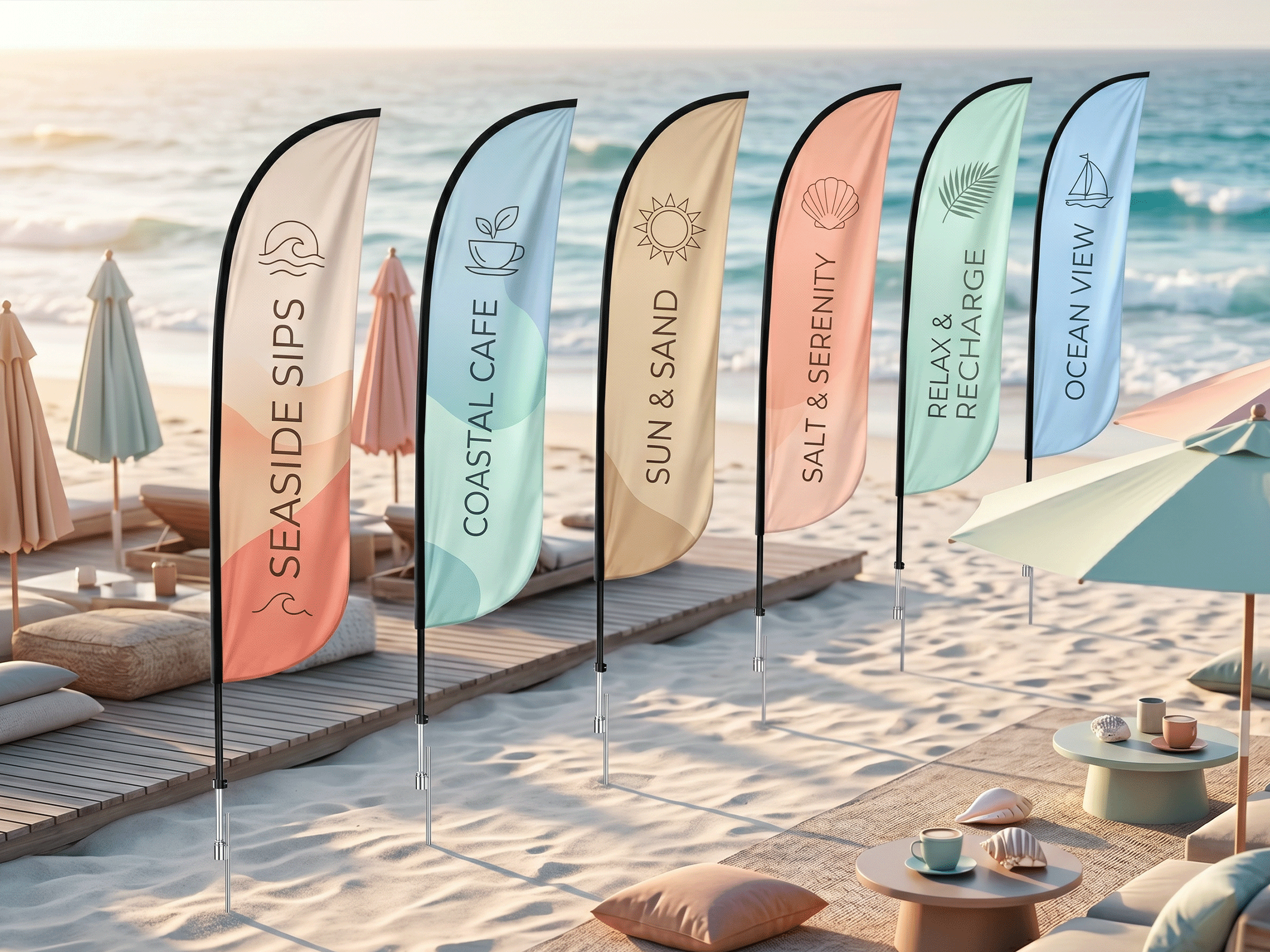 Econo Feather Flags - View 2