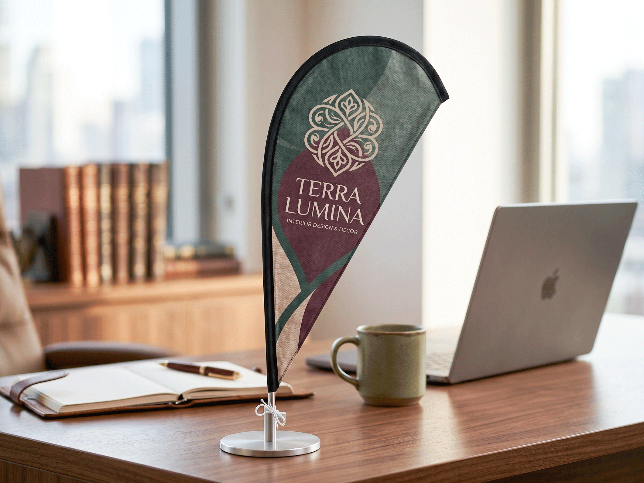 Custom Desk Flags - View 2