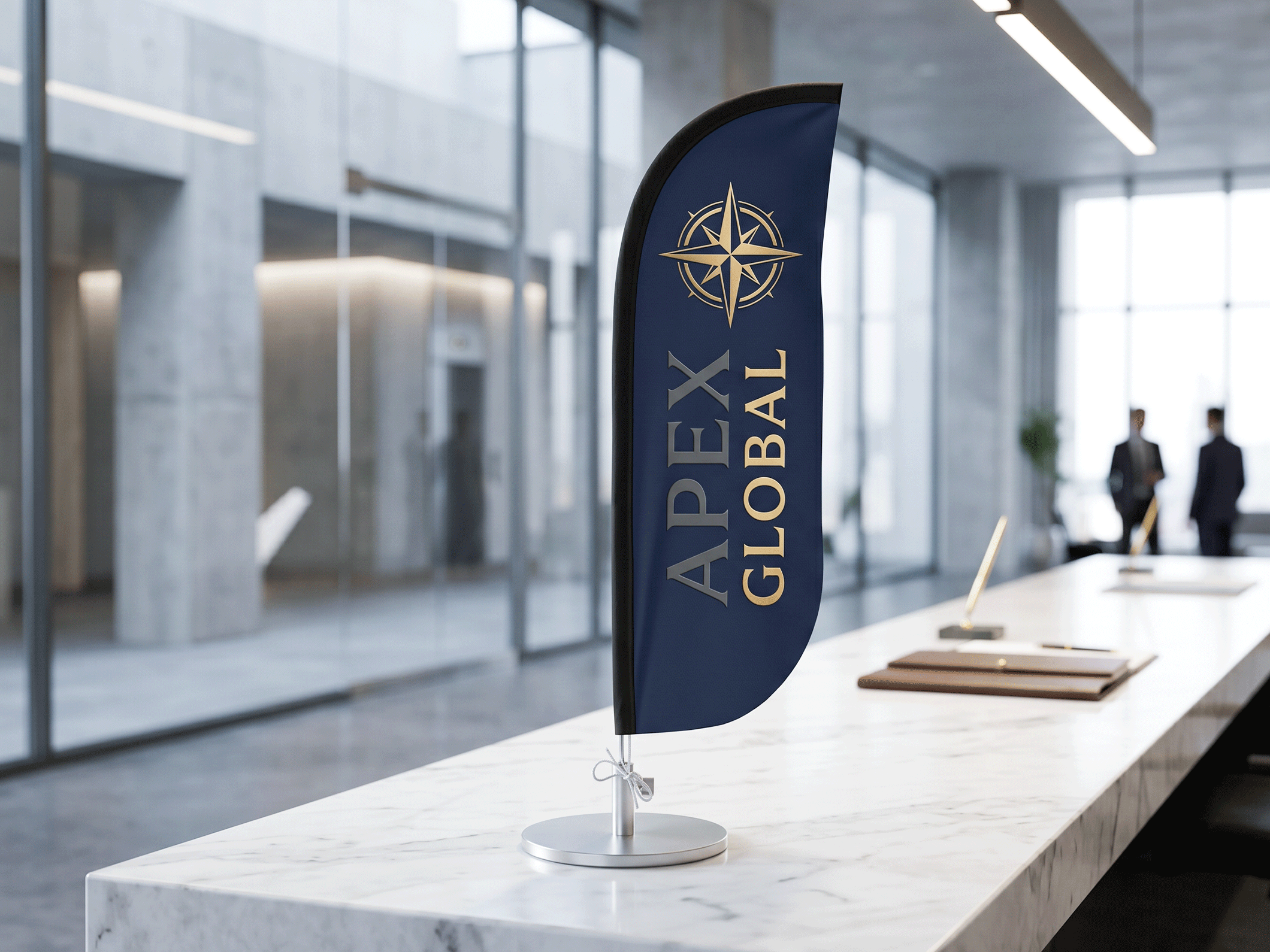 Custom Desk Flags - View 3