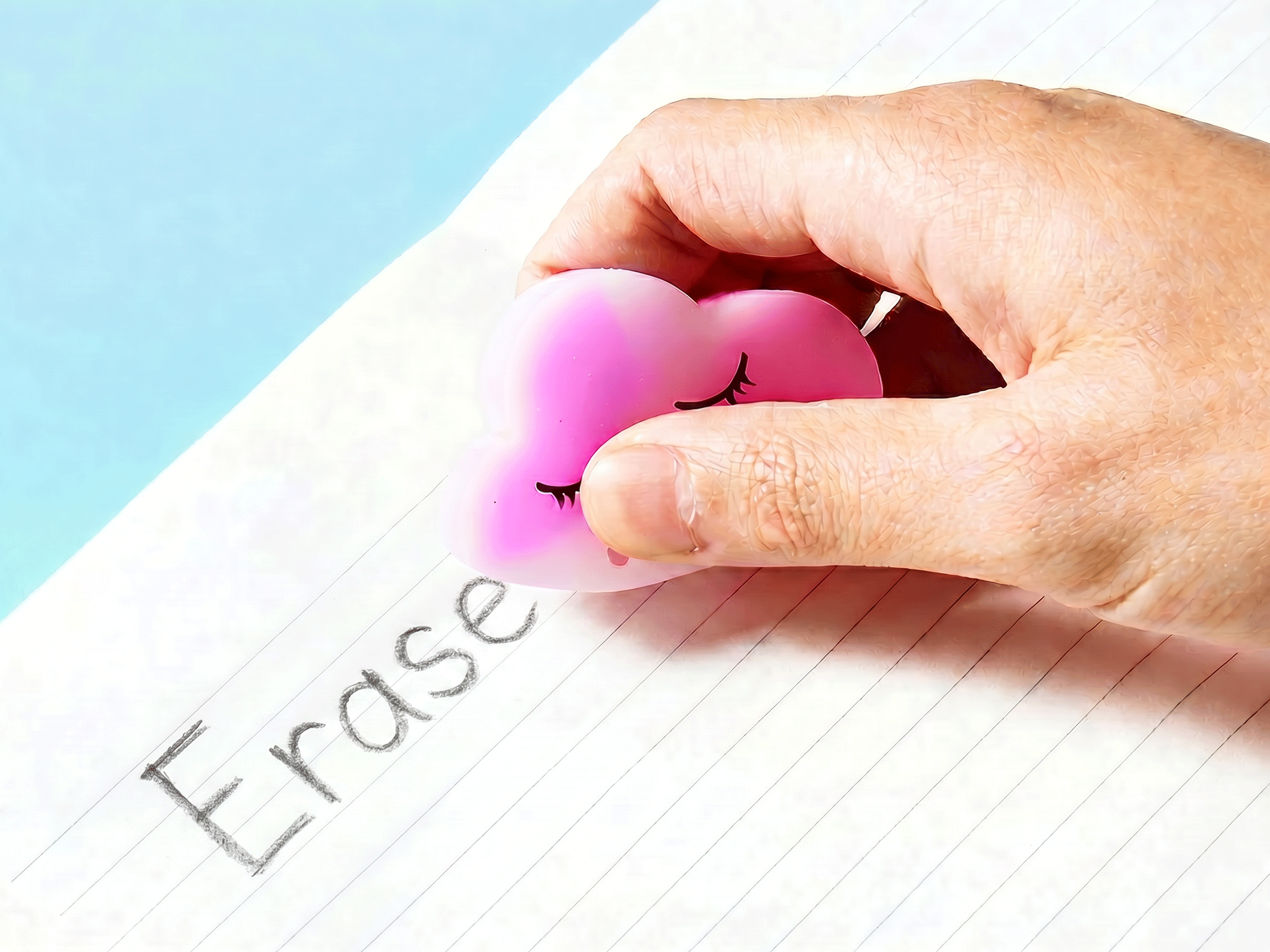 Cloud Shaped Eraser - View 1