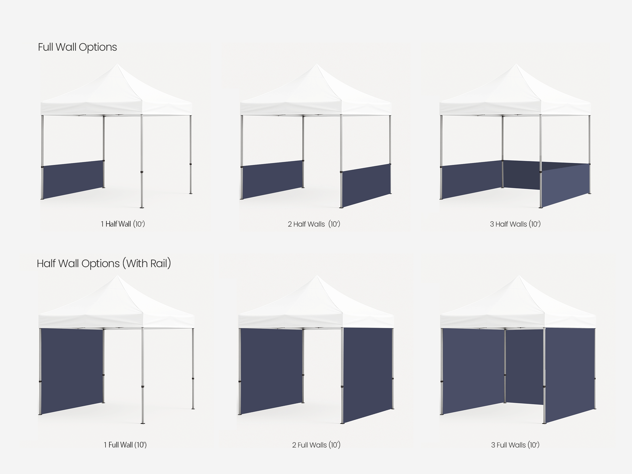 10' x 10' Custom Printed Canopy Tents - View 8