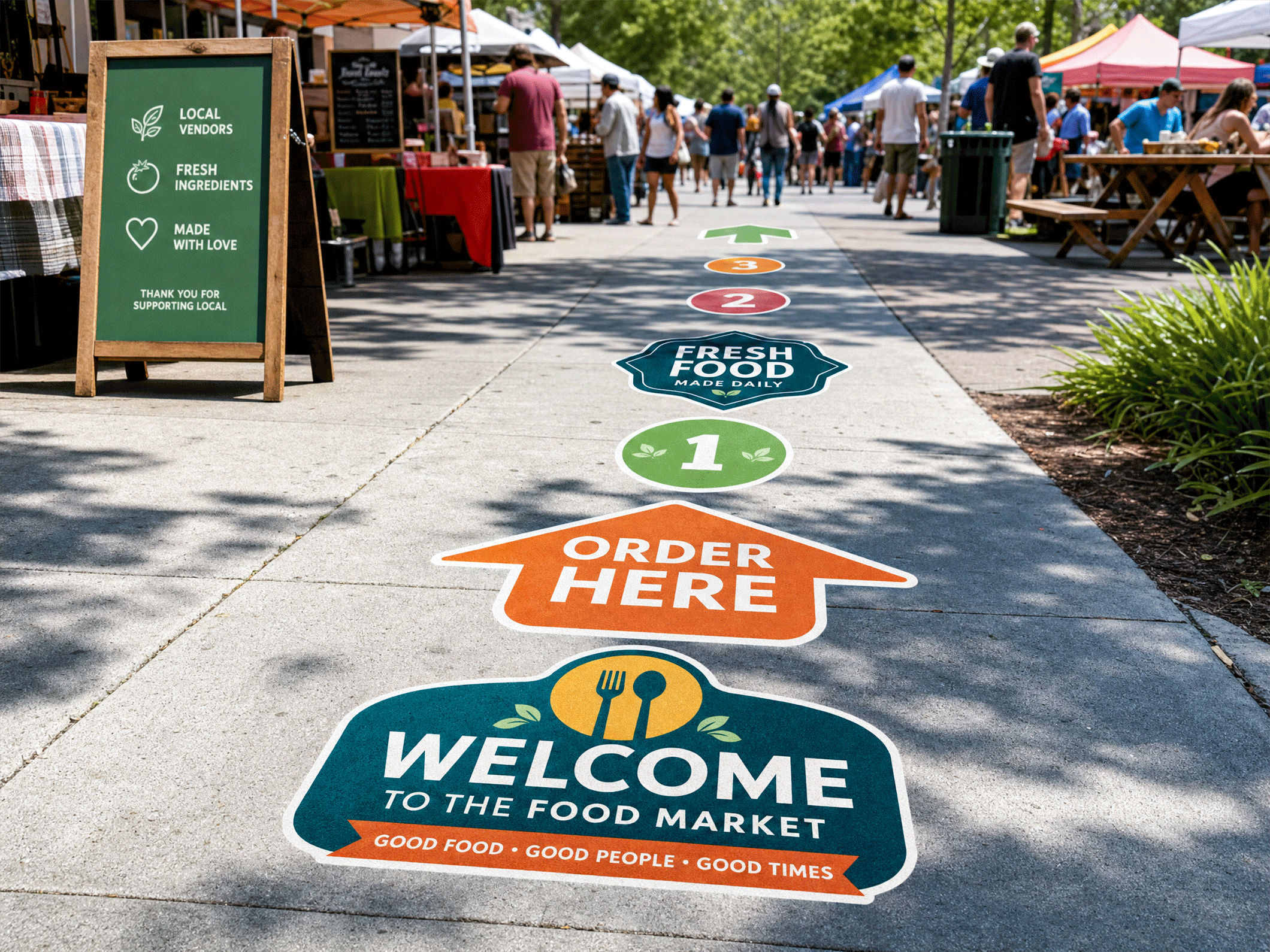 Street & Sidewalk Decals 