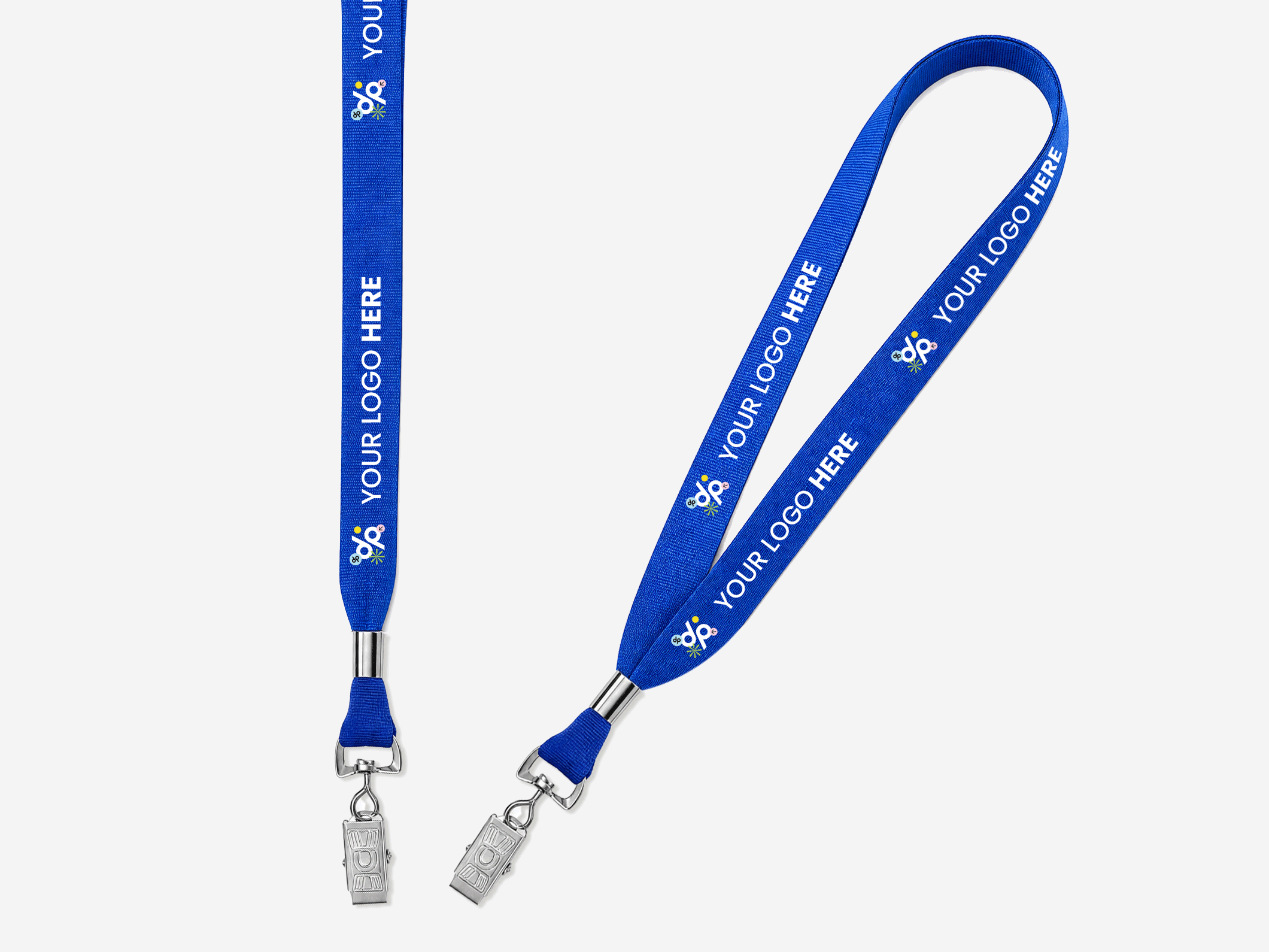 Lanyard with Swivel Bulldog Clip