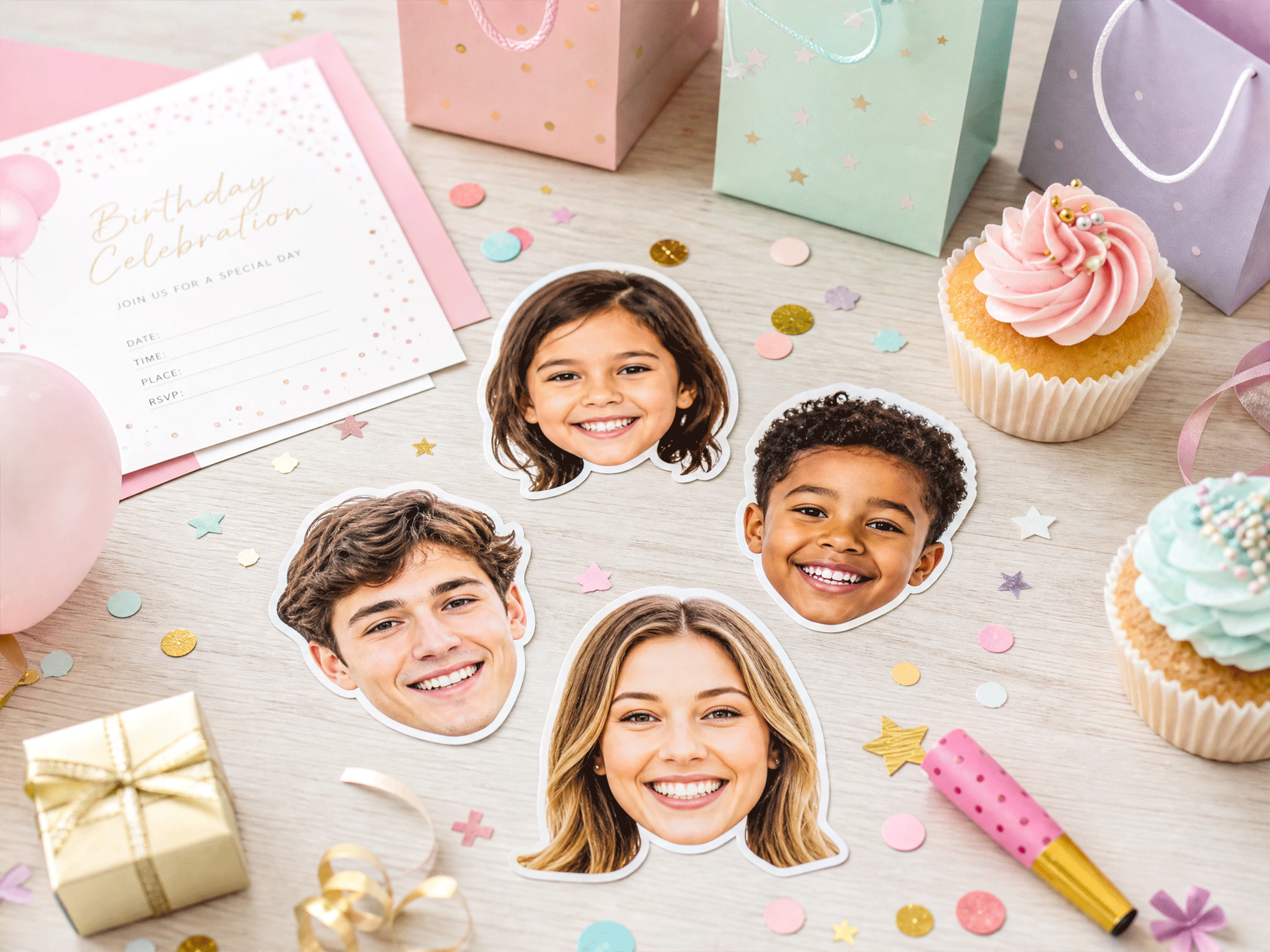 Face Stickers - View 1