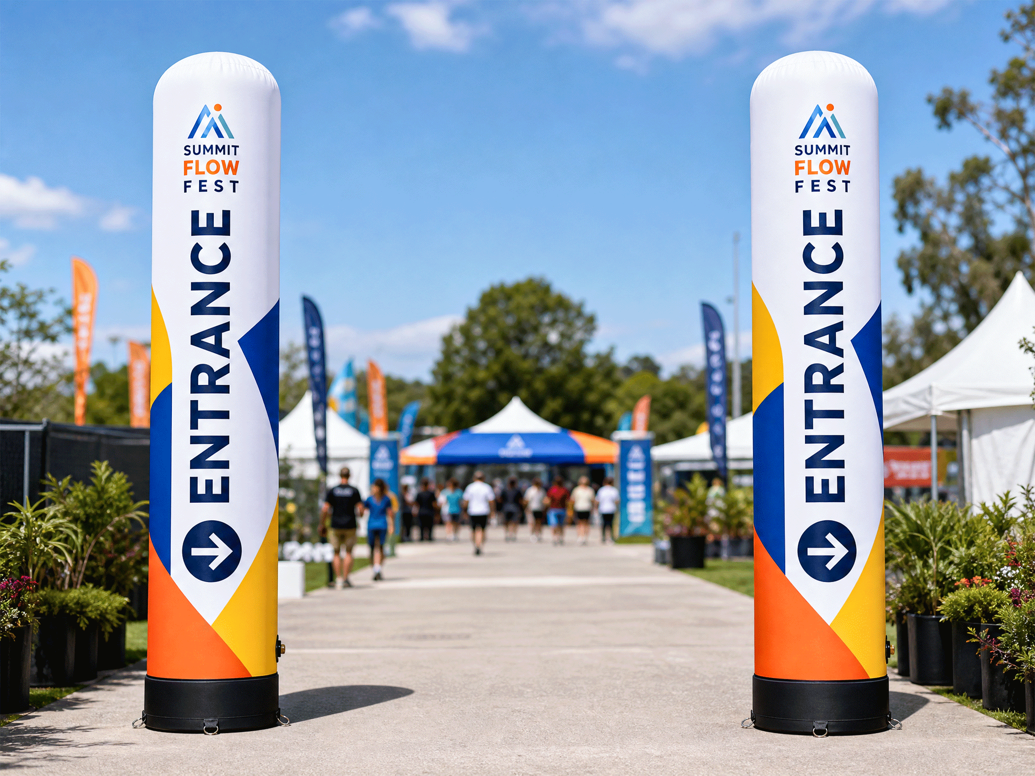 Custom Inflatable Pillars