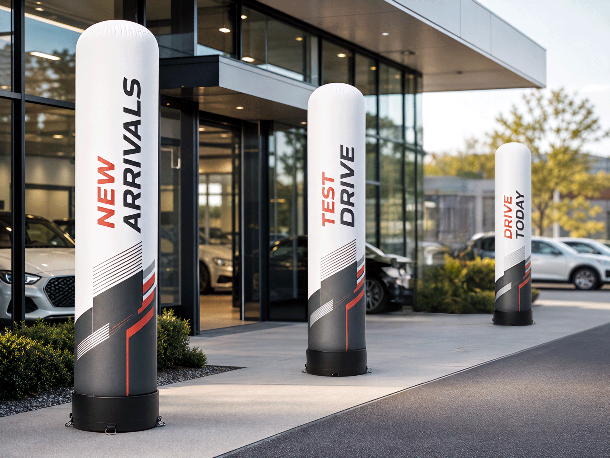 Custom Inflatable Pillars - View 2