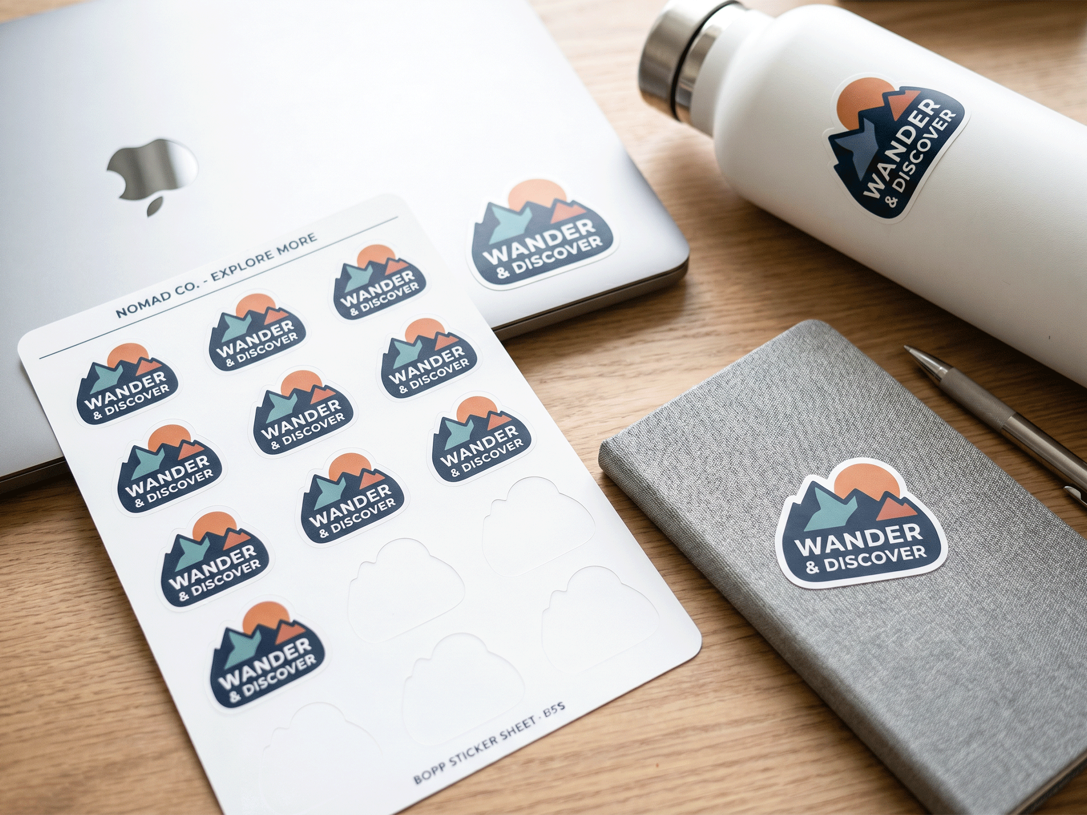 Die-Cut Sticker Sheets - View 1