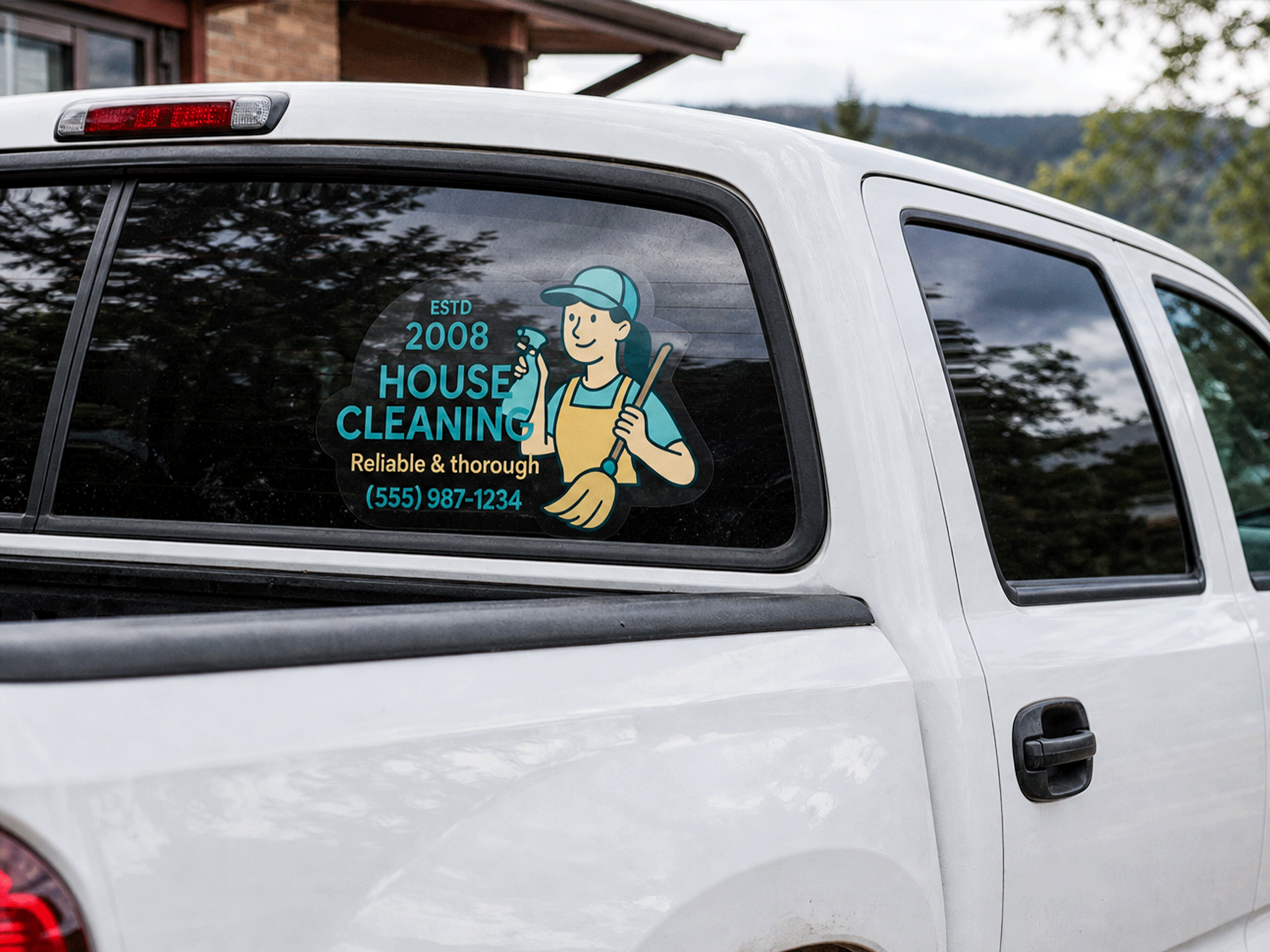 Car Window Decals  - View 1
