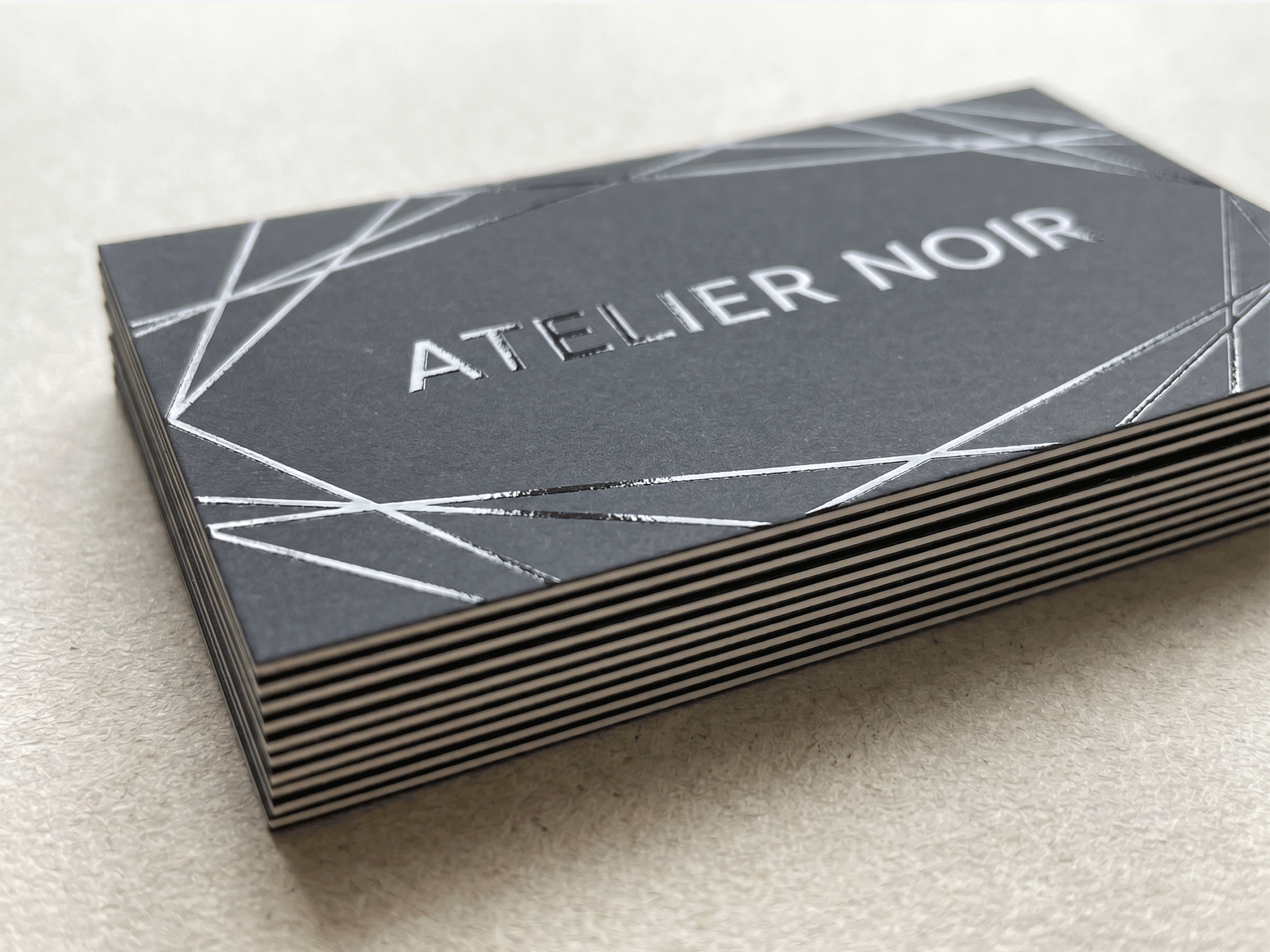 Special Finish Business Cards - View 3
