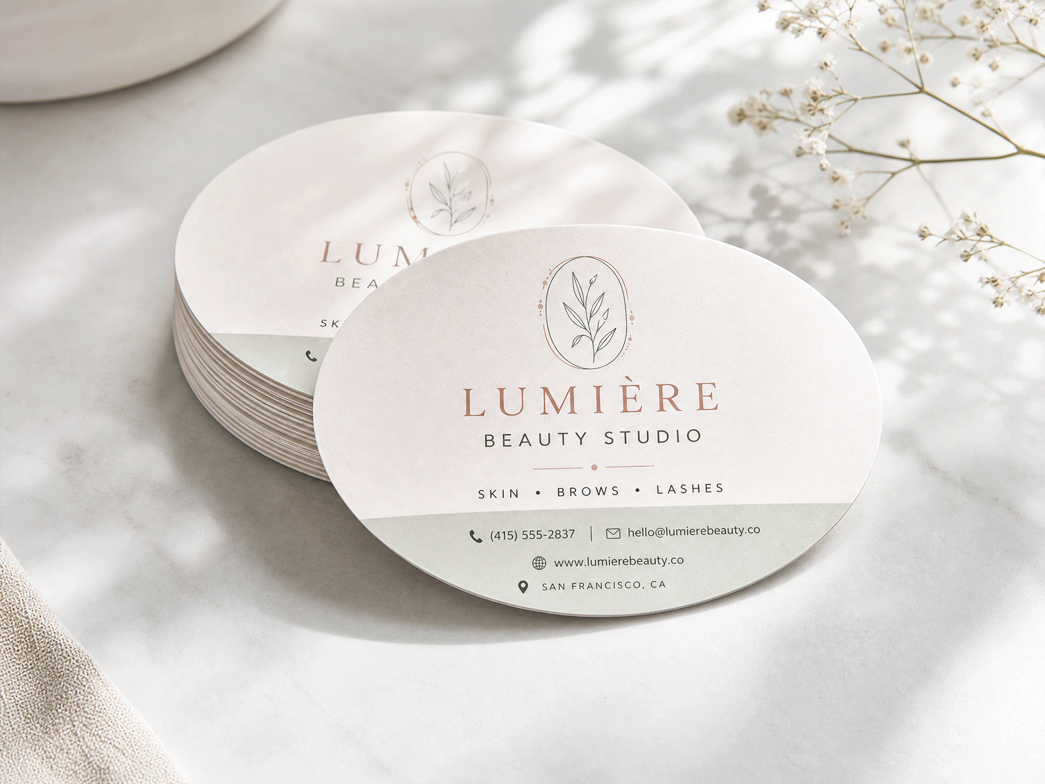 Die-Cut Business Cards - View 3