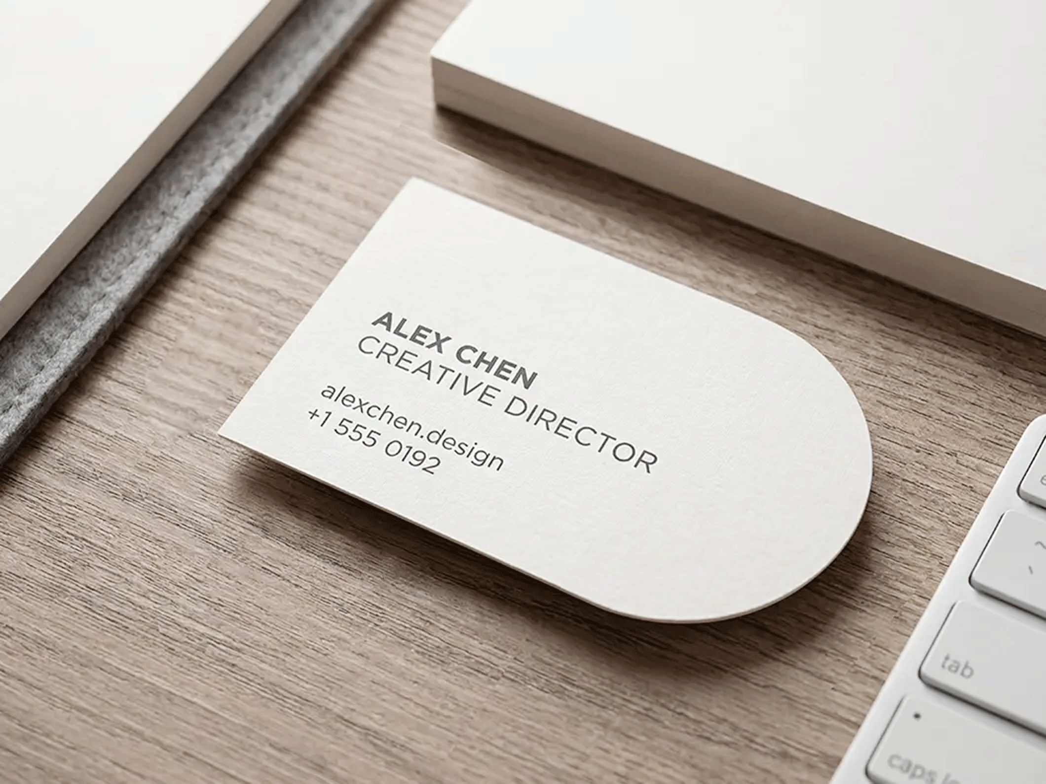 Die-Cut Business Cards - View 4