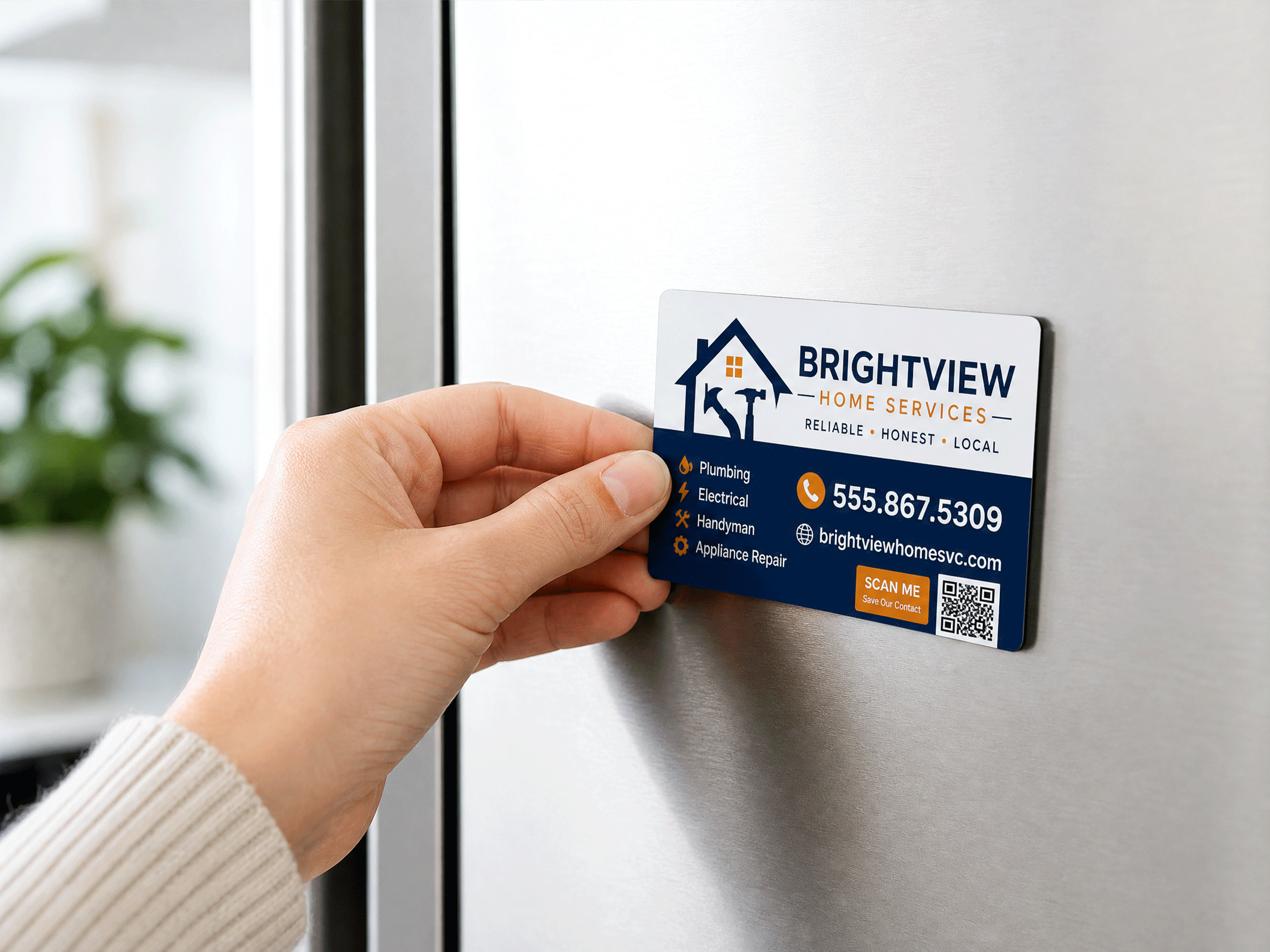 Business Cards Magnetic - View 3