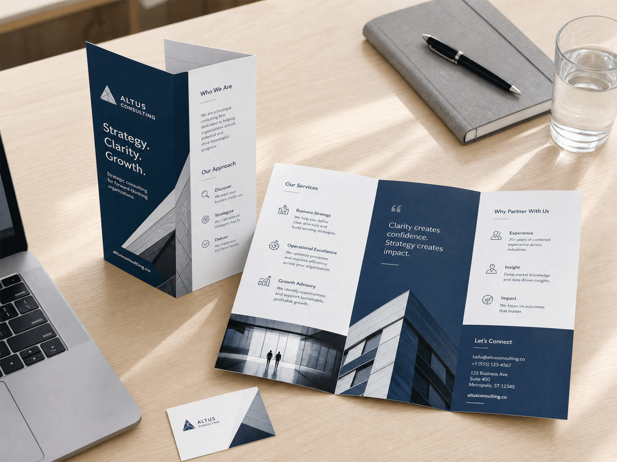 Tri-fold Brochures - View 4