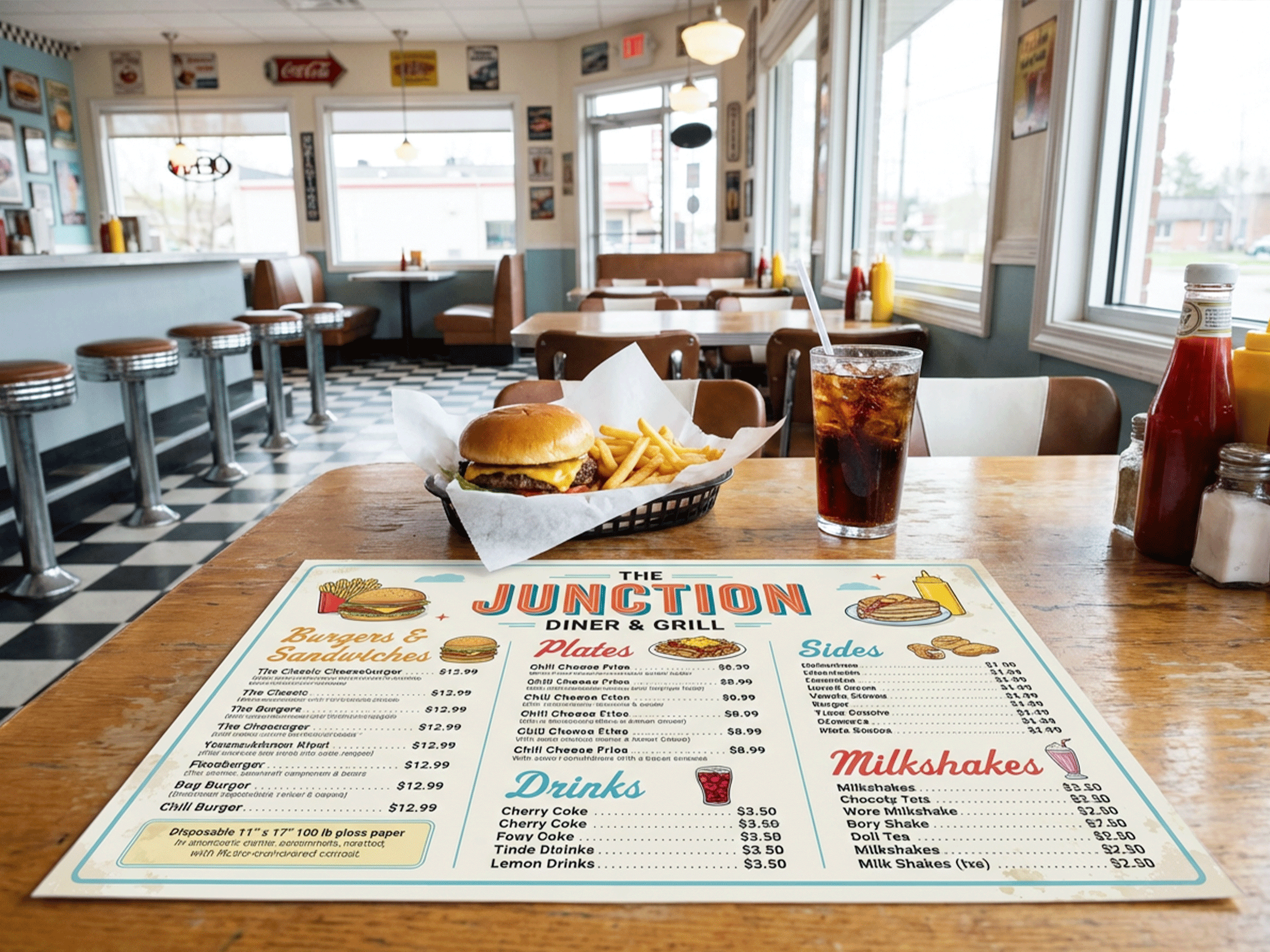 Dine-In Menus - View 4