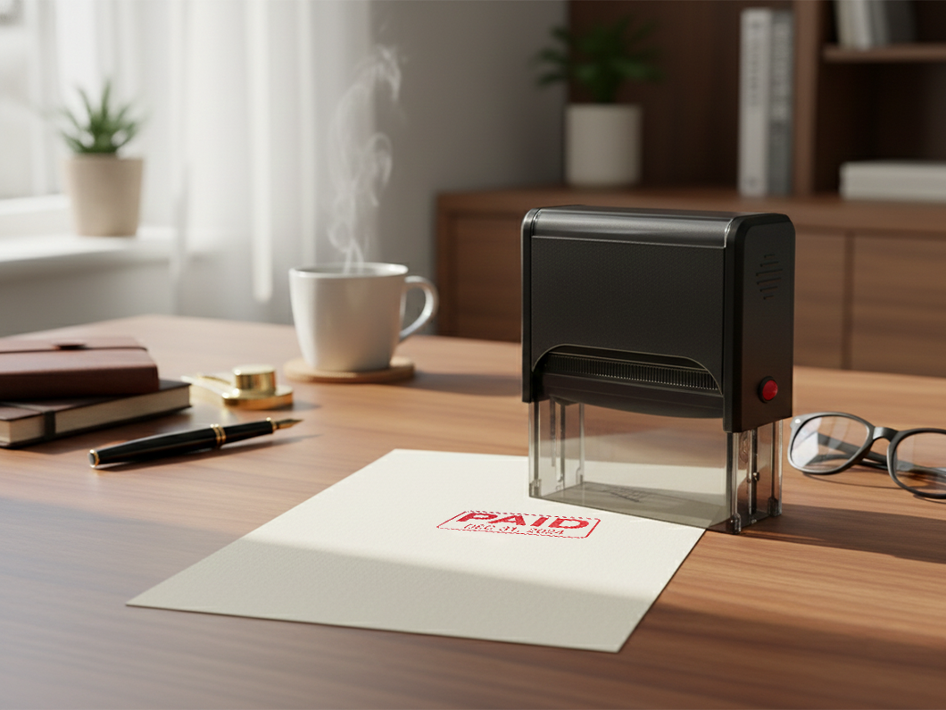 Rectangular Self-Inking Stamps  - View 2