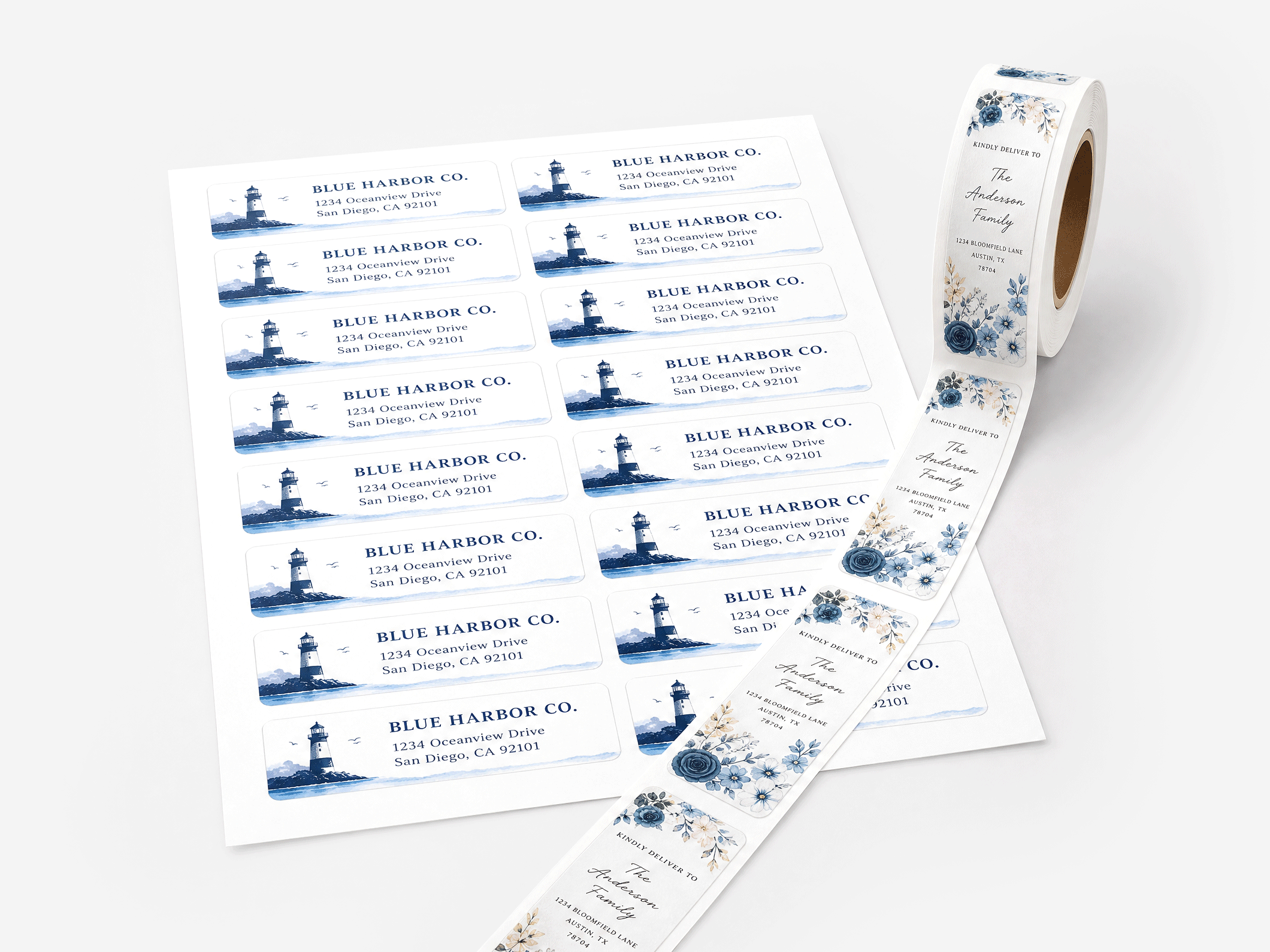 Return Address Labels - View 3
