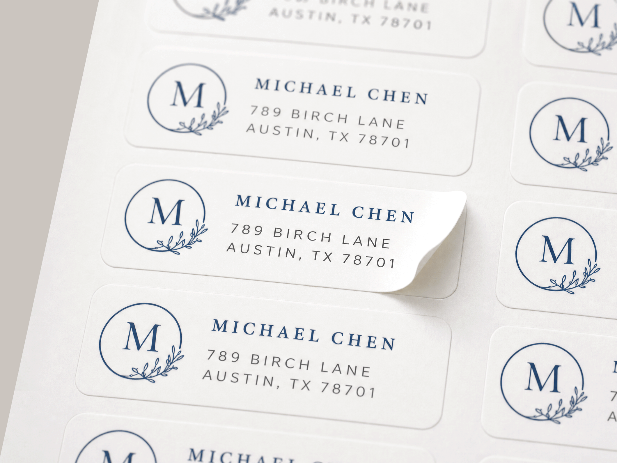 Return Address Labels - View 5