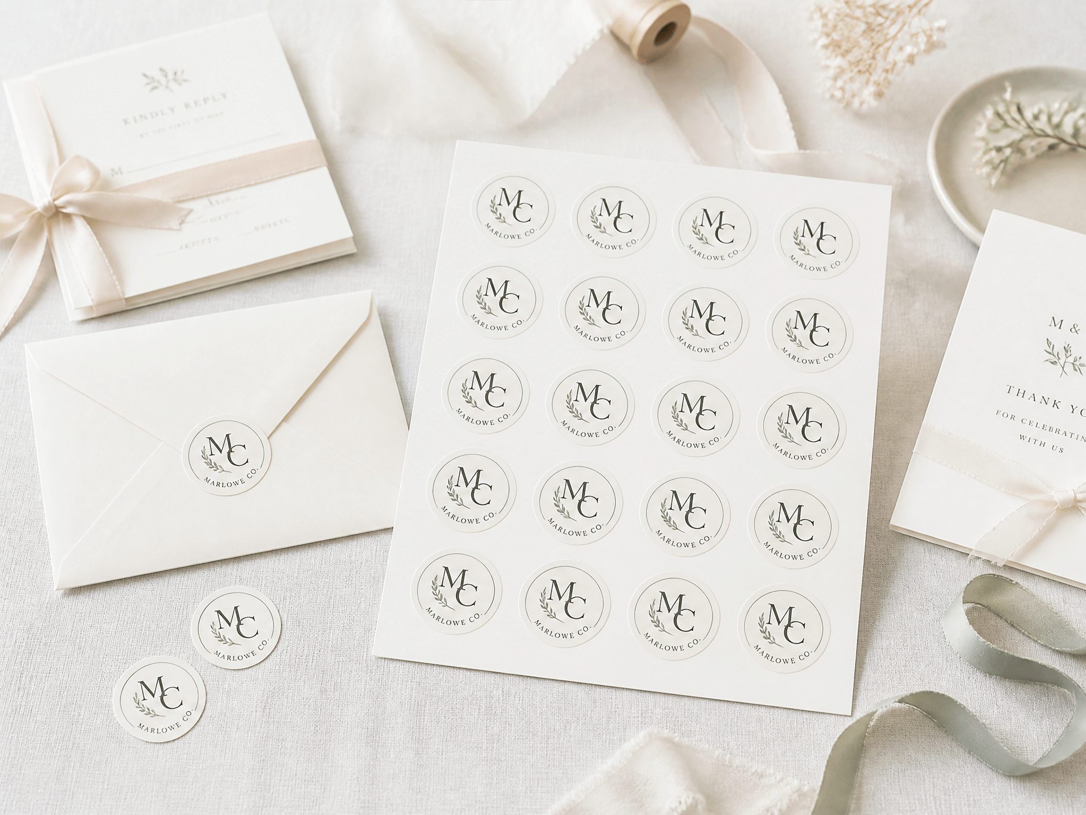 Circle Envelope Seals - View 5
