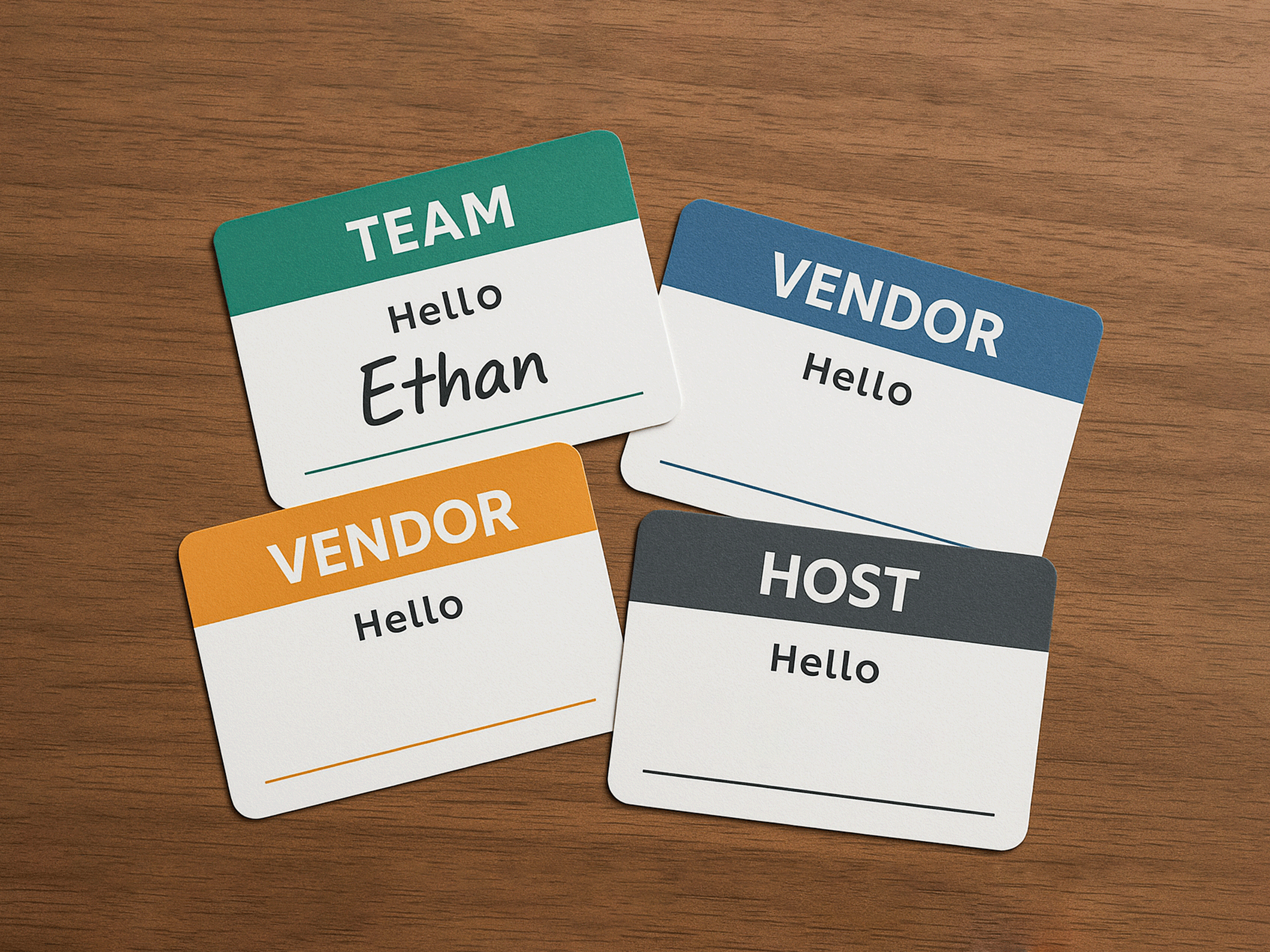 Name Labels - View 5