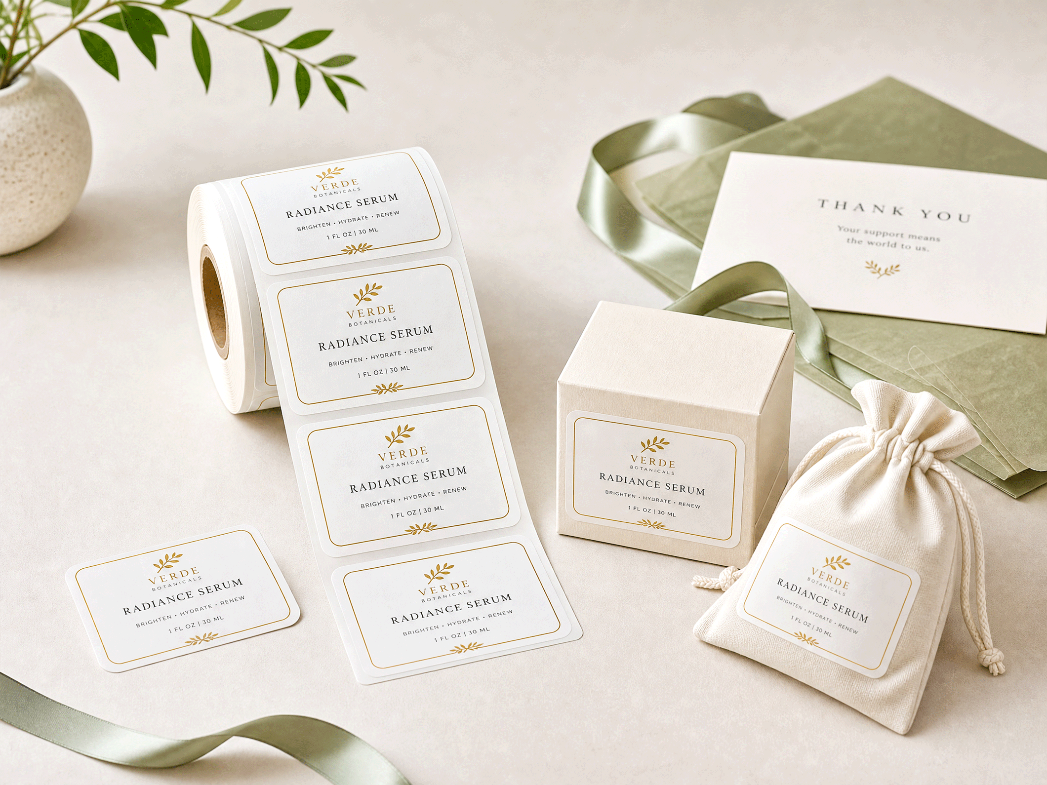 UV & Foil Roll Labels - View 2