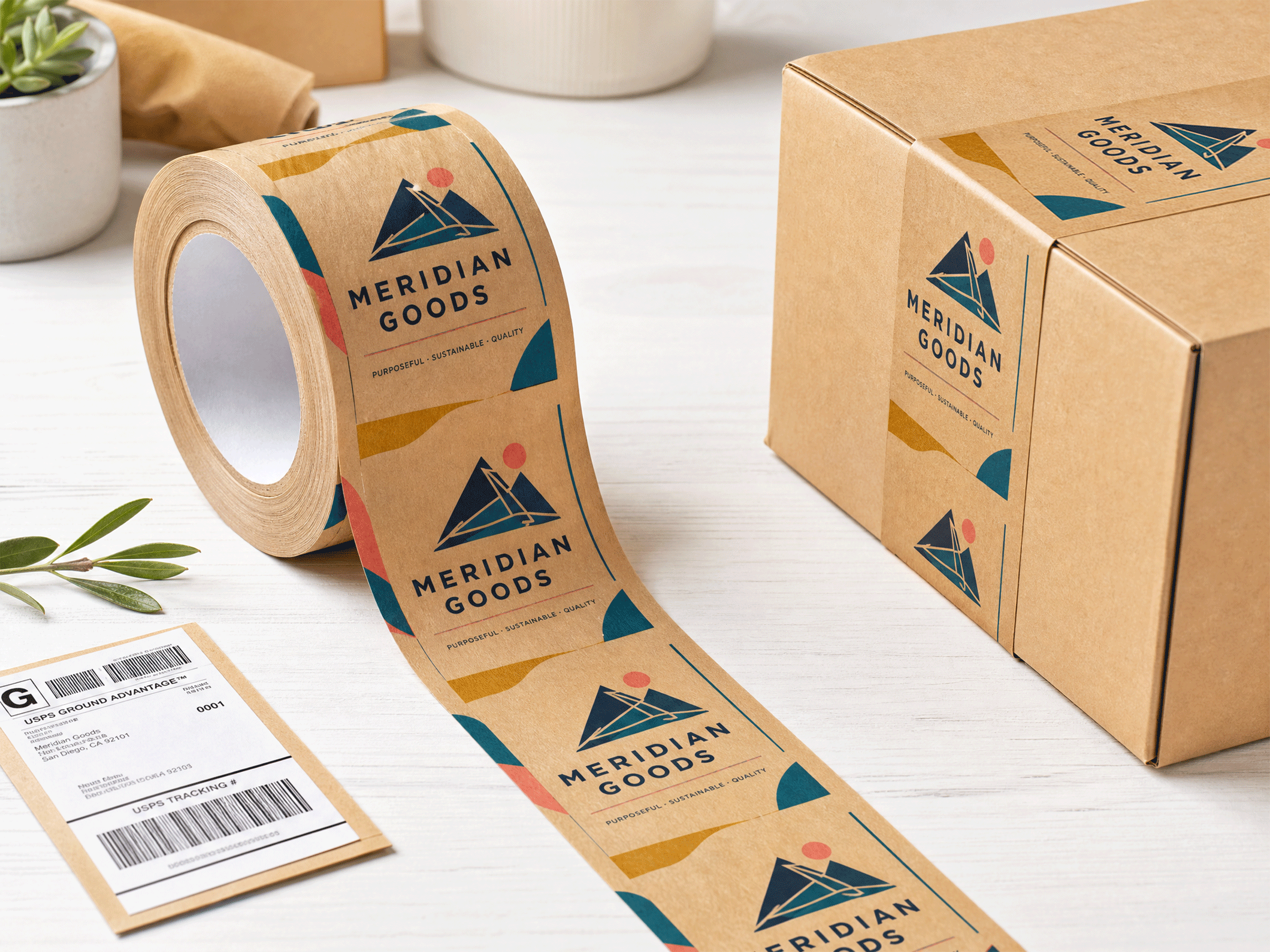 Custom Gummed Tape - View 2