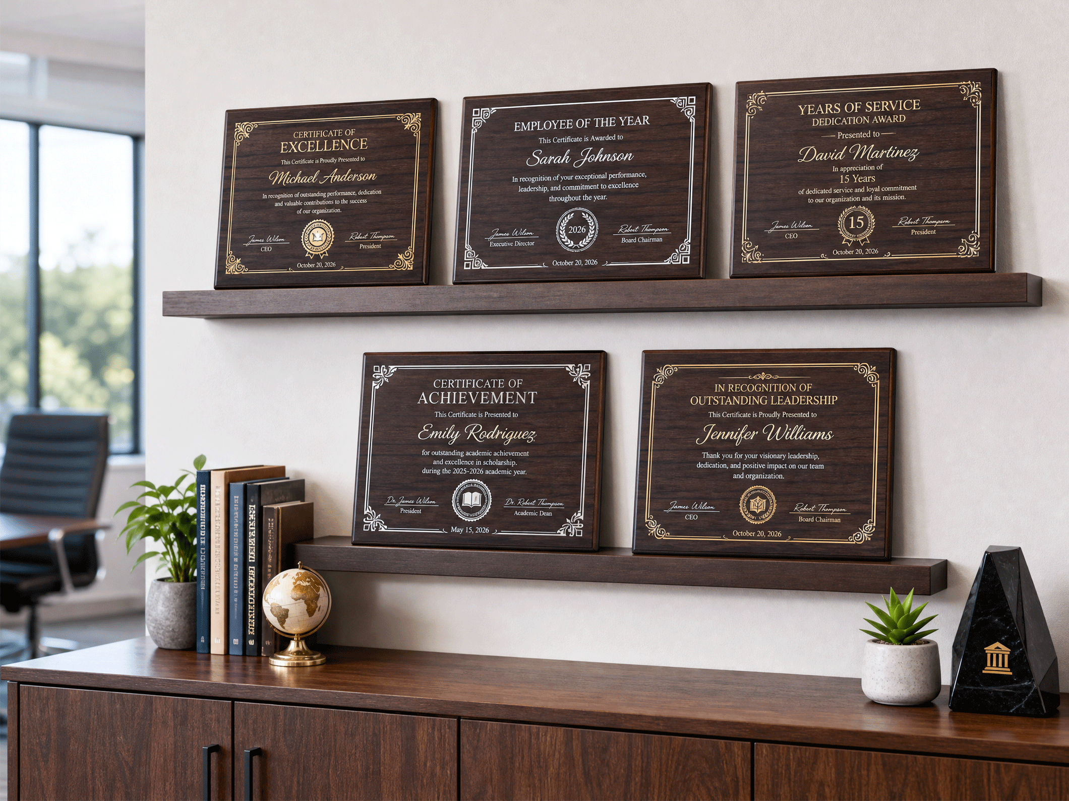 Certificate Plaques for Awards & Recognition - View 3