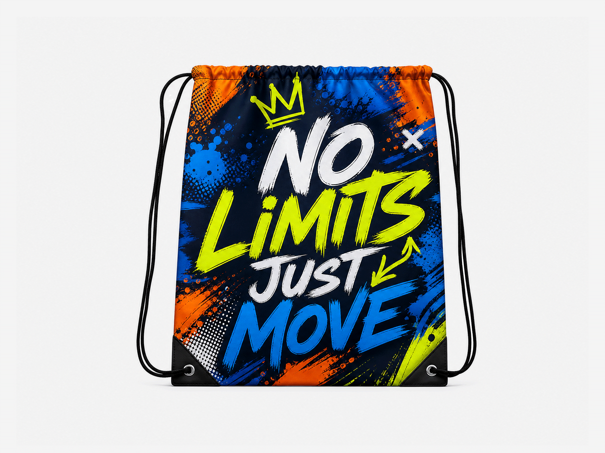 All-Over Print Drawstring Backpack - View 4