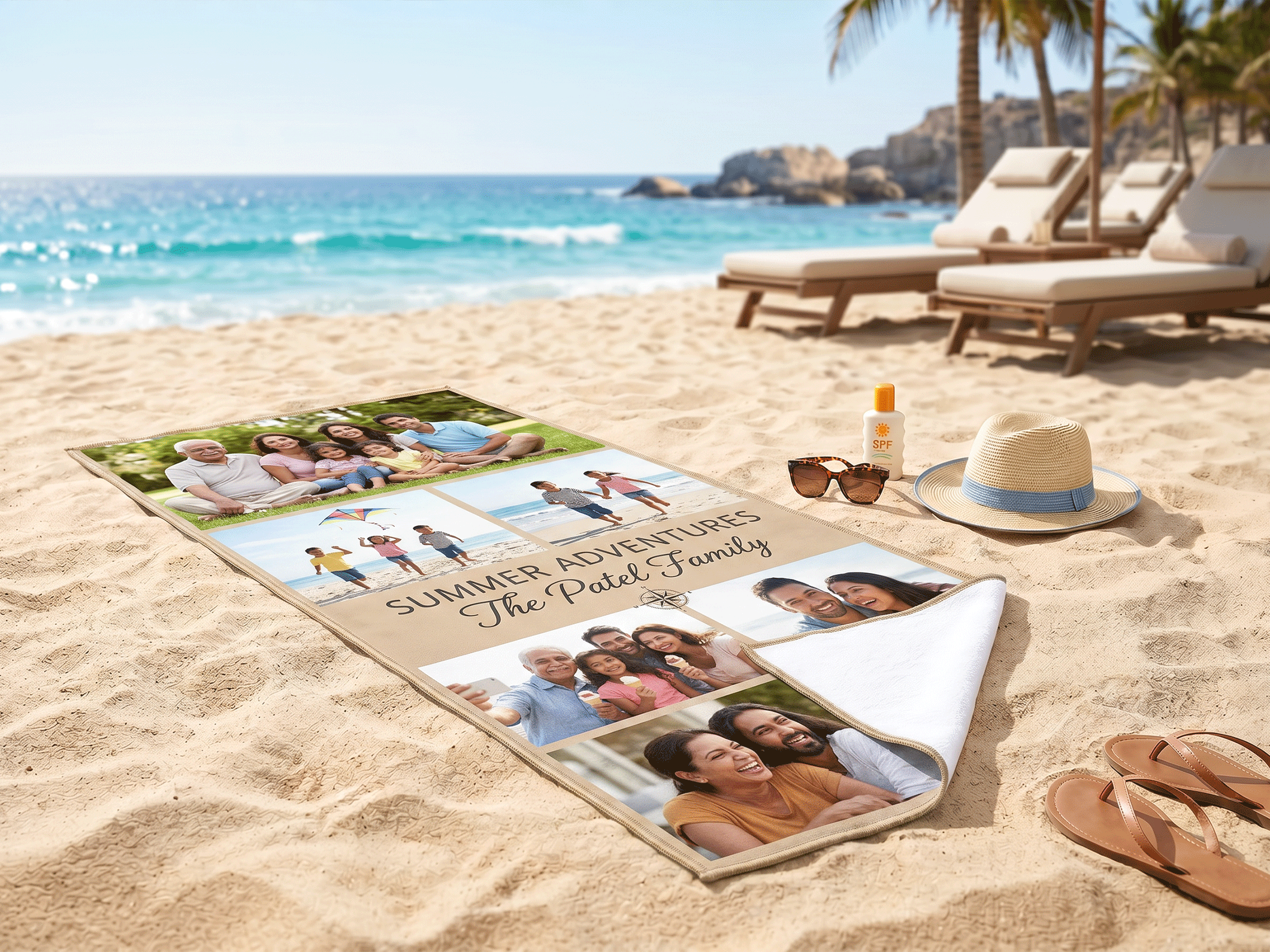 Personalized Beach Towels - View 1