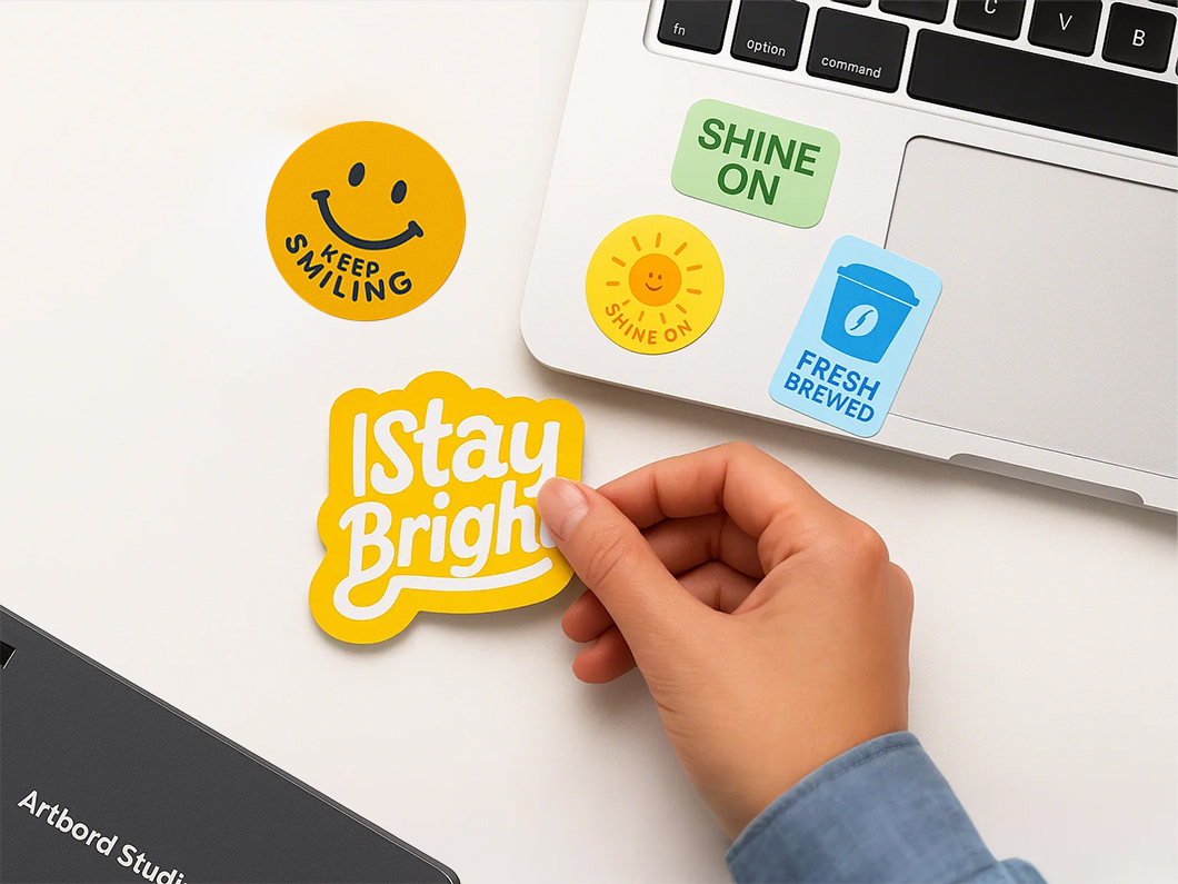 Custom Shape Sticker Singles