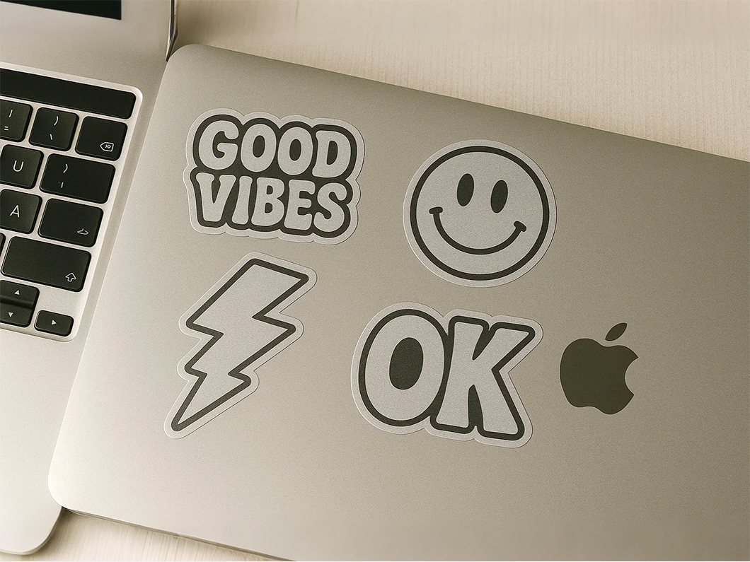 Custom Shape Sticker Singles - View 5
