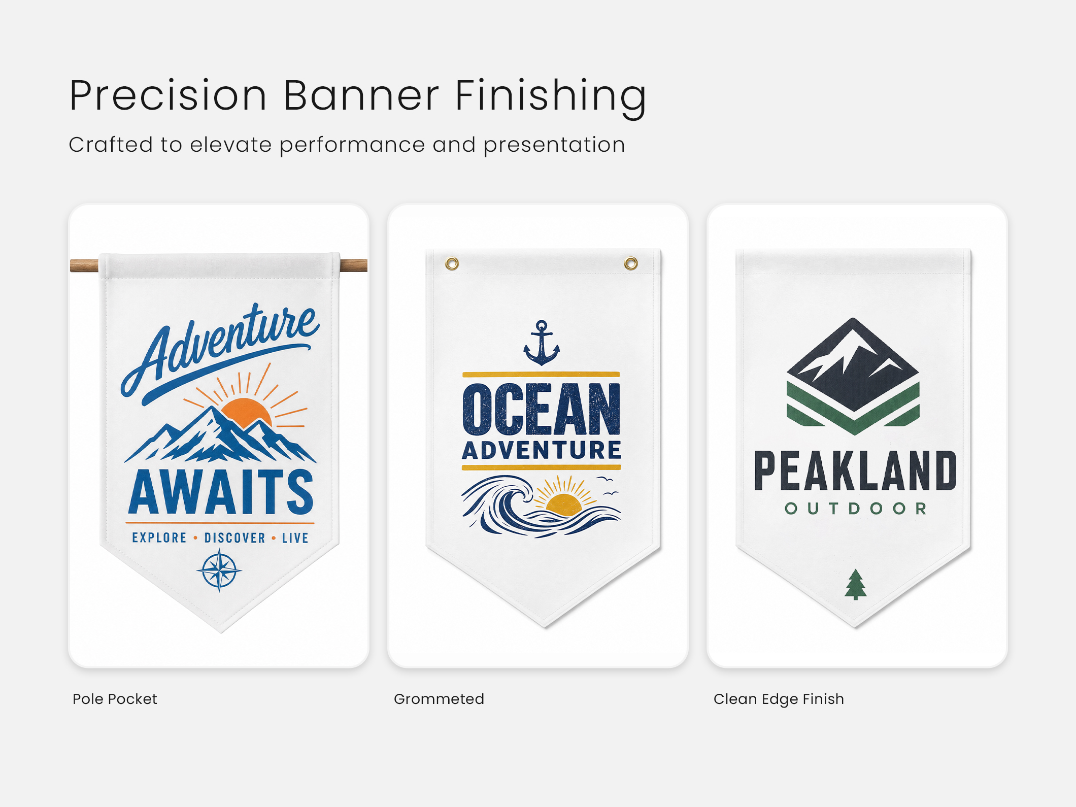 Custom Pennant Banners - View 4