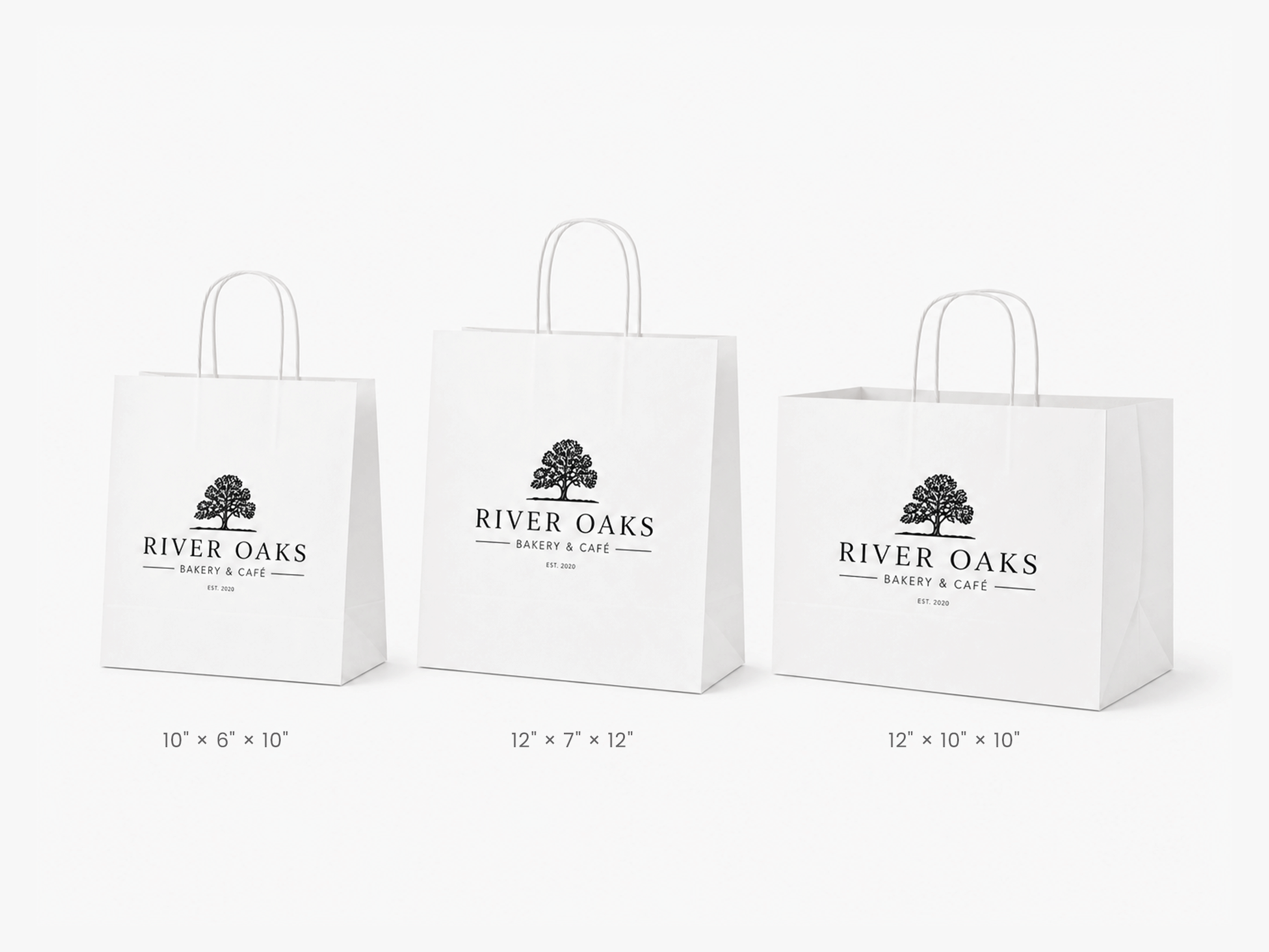 Kraft Takeout Paper Bags - View 5