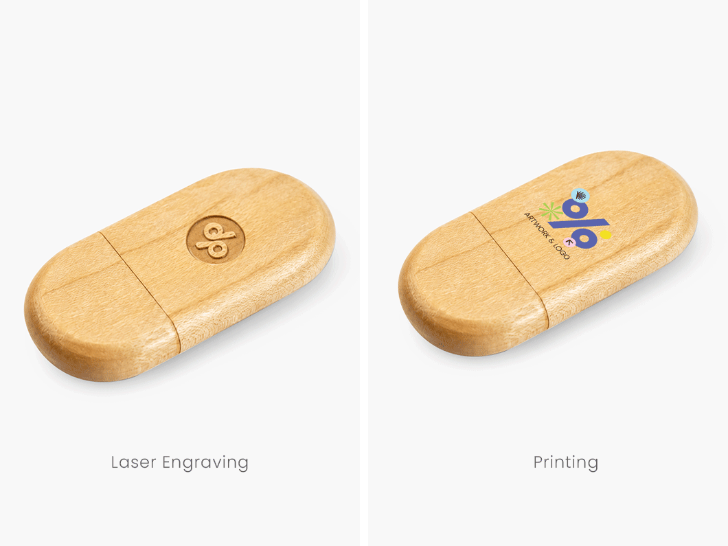 Bamboo USB Flash Drive - View 3