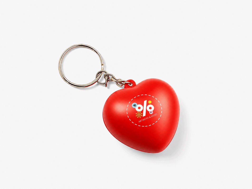 Heart Stress Reliever Keychain