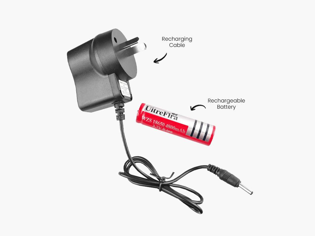 Aluminum LED Flashlight with 3 Lighting Modes - View 6