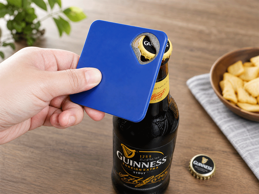 Coaster with Bottle Opener - View 1