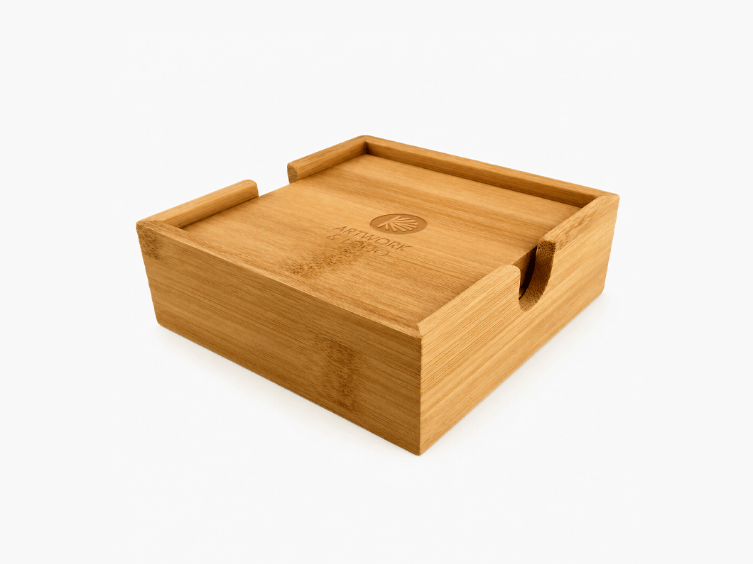 Bamboo Coaster Set - View 2