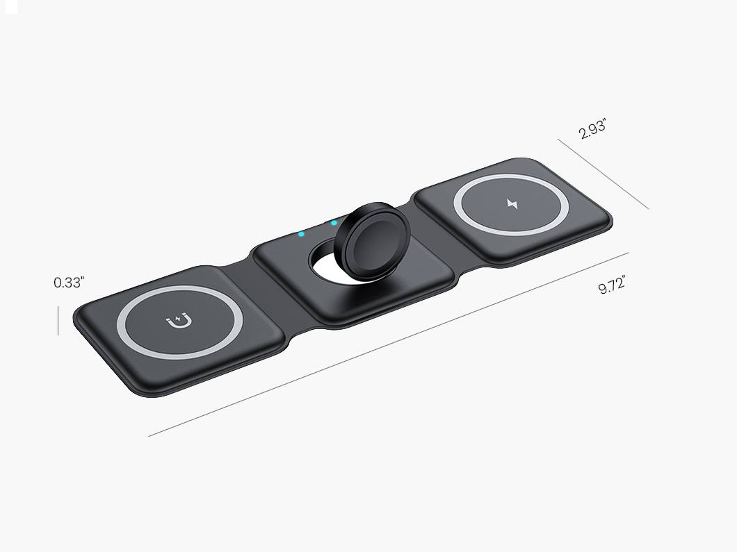 15W 3-in-1 Magnetic Wireless Charging Stand - View 5