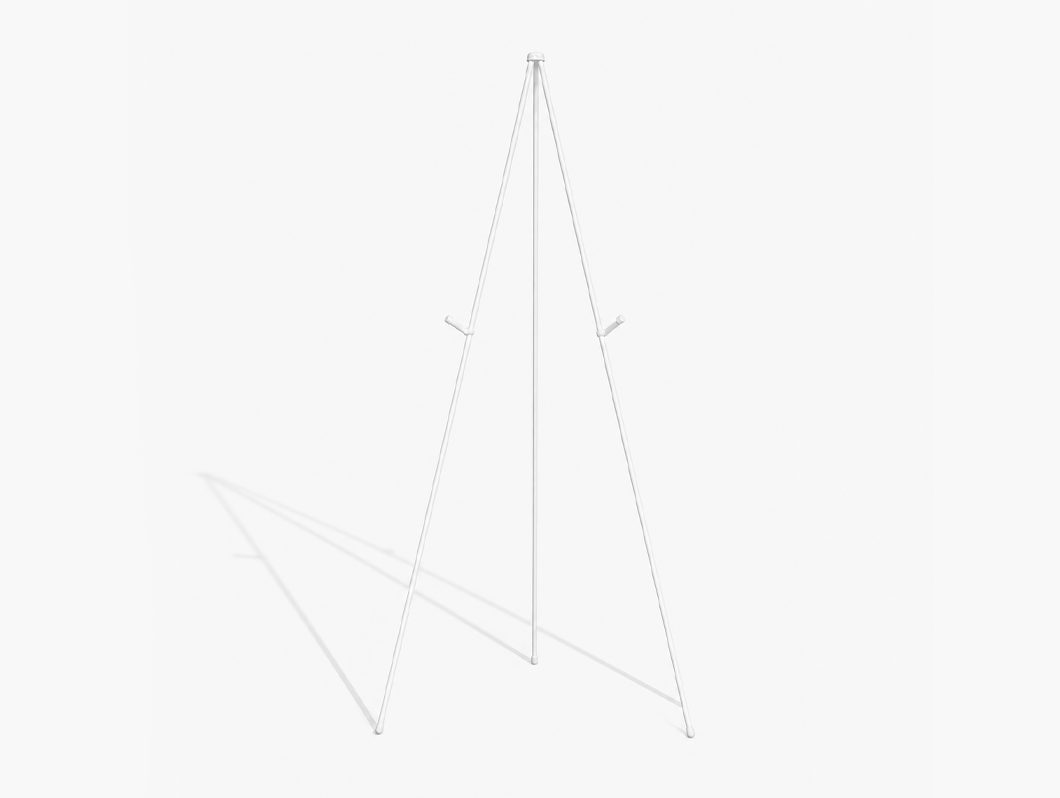 Metal Display Easel (White)