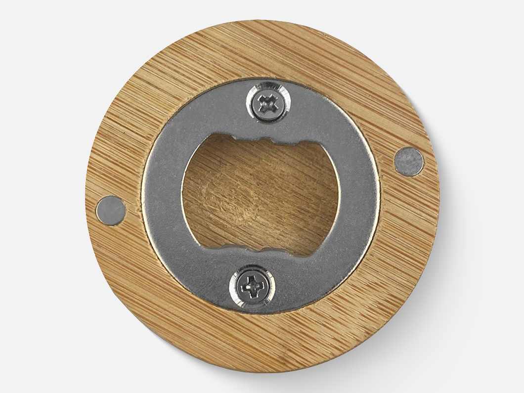 Bamboo Bottle Opener - View 2