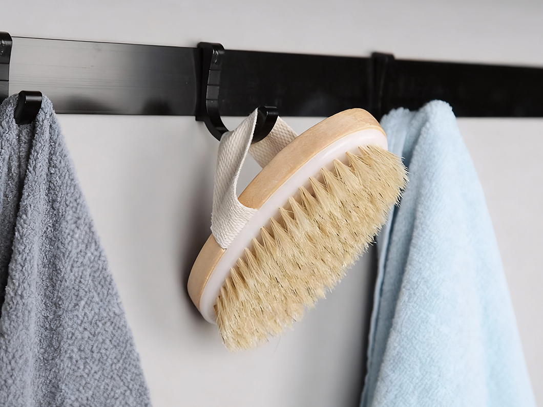 Natural Bristle Body Brush - View 1